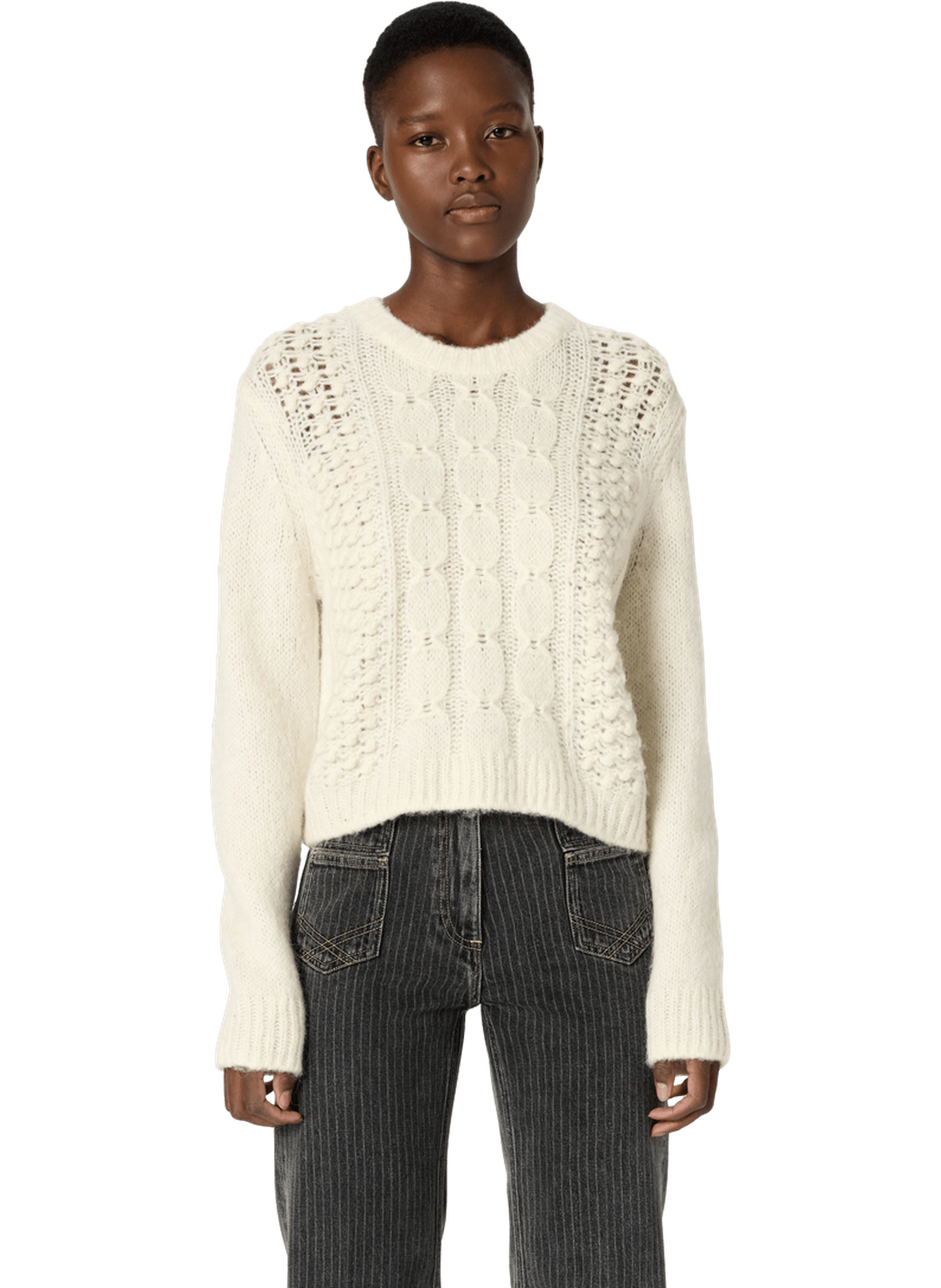 Pull à torsades - esperanza GERARD DAREL Beige