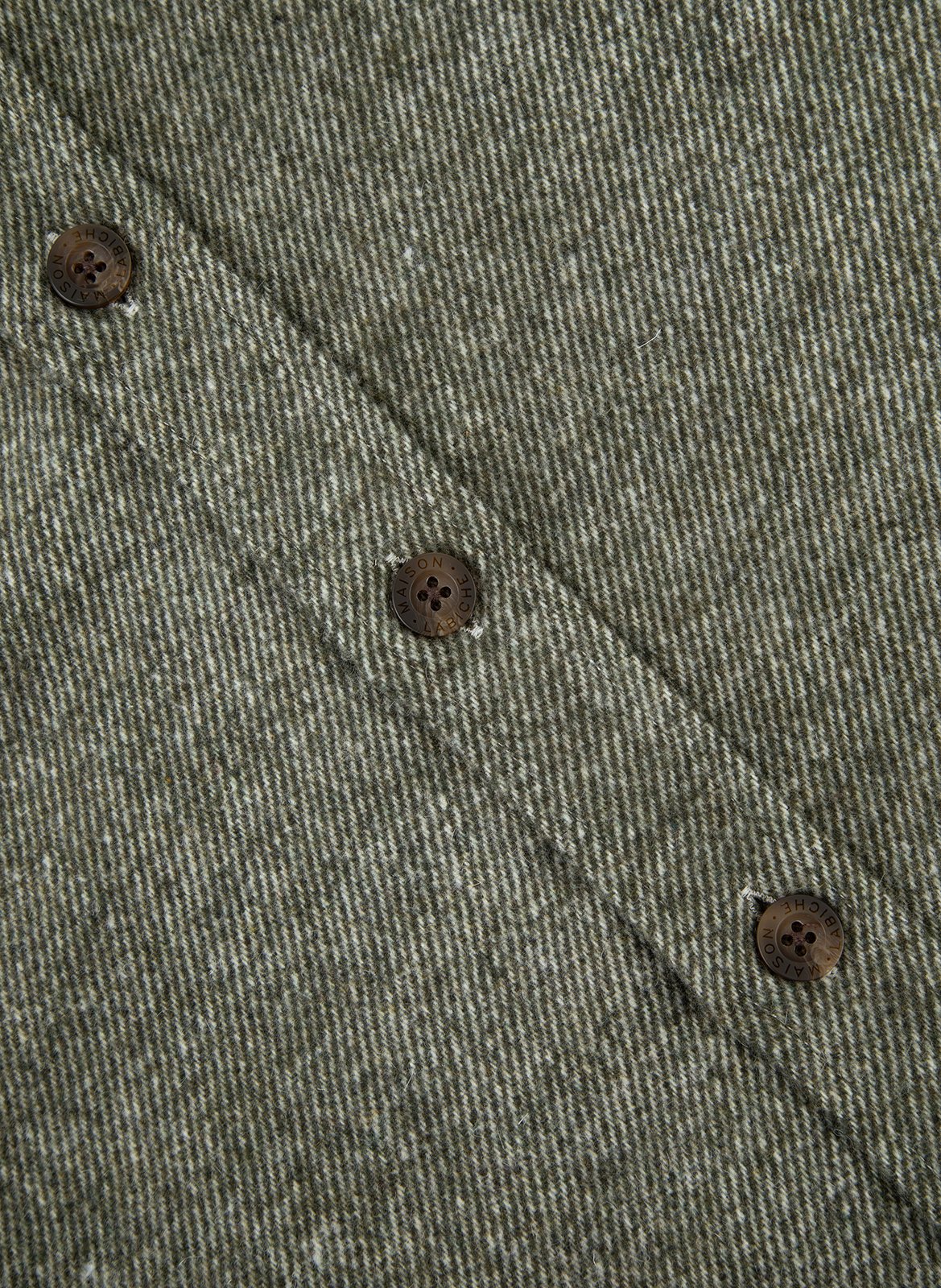 Monge Straight Overshirt MAISON LABICHE Green