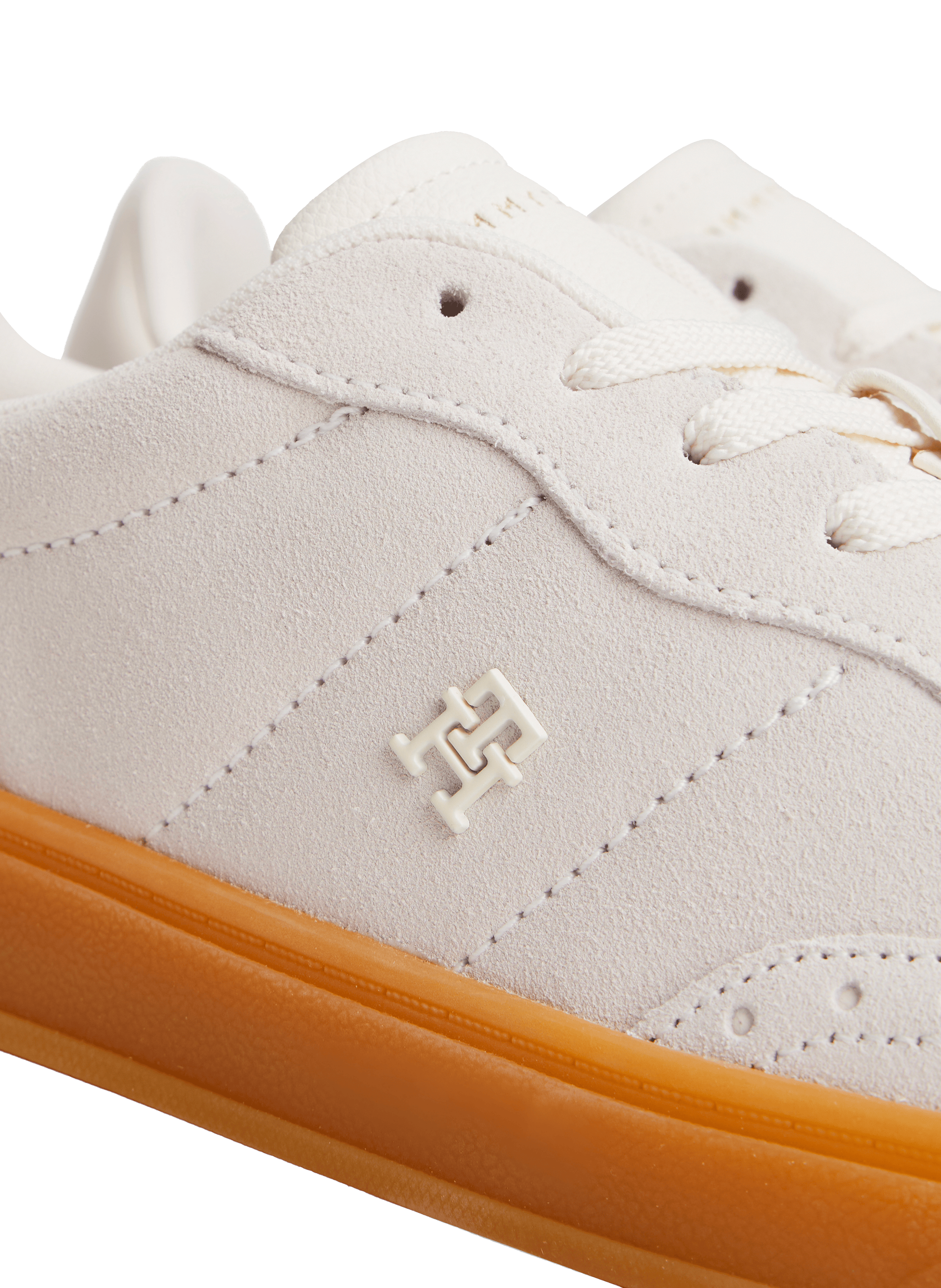 Baskets en cuir TOMMY HILFIGER Beige