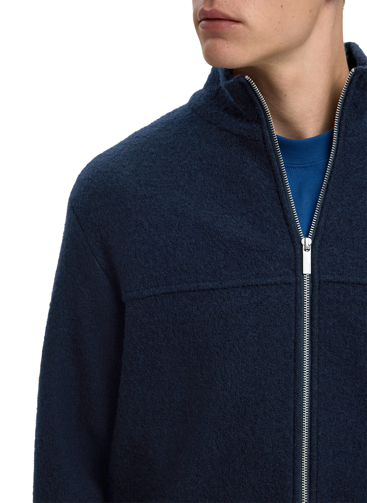 Double-breasted blazer SELECTED Blue