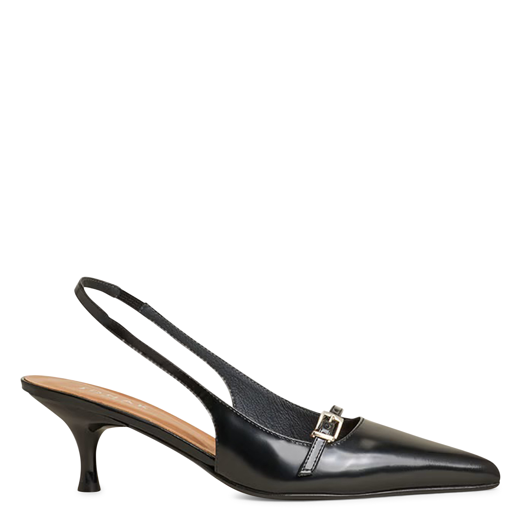 Sandales à talons en cuir damoiselle JONAK Noir