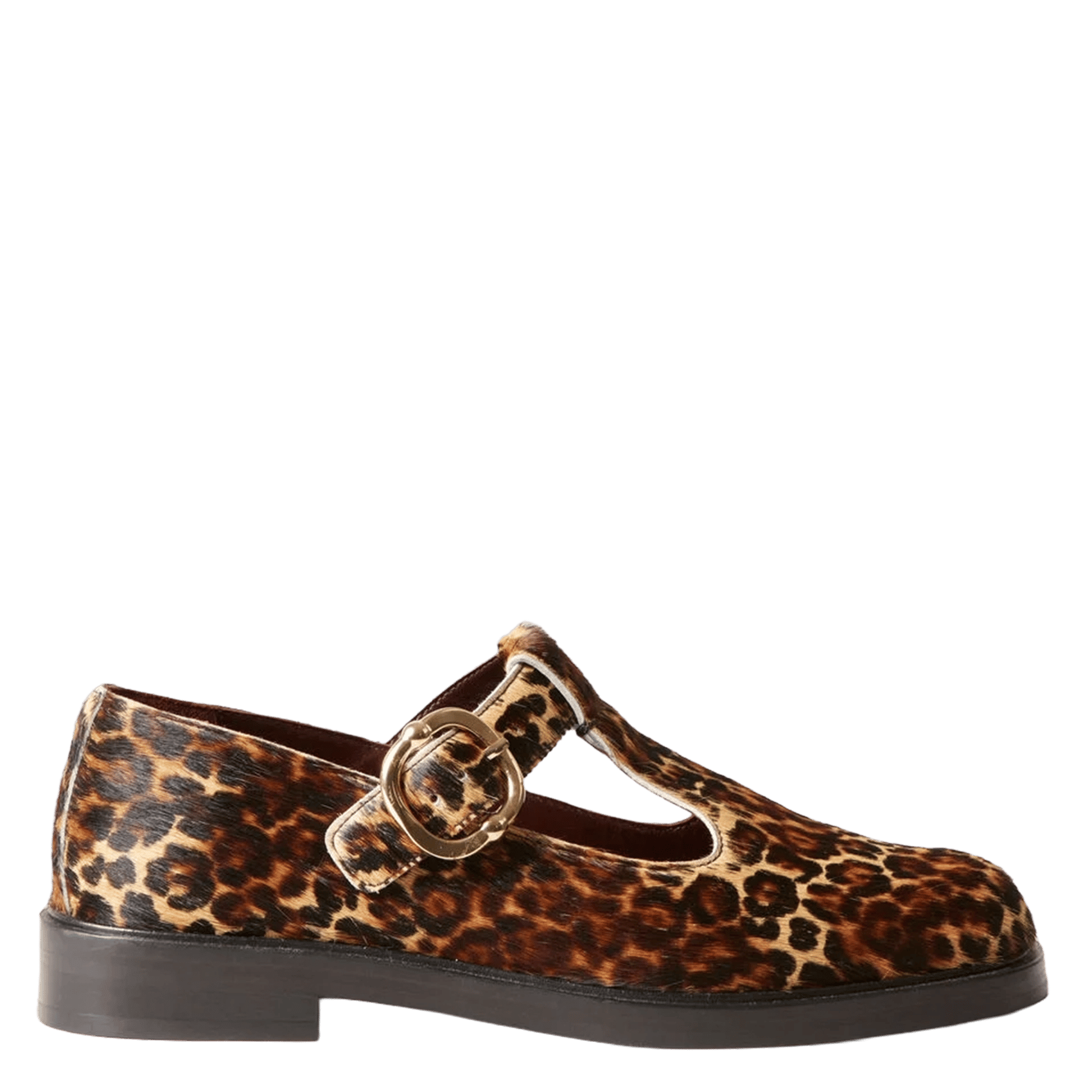 Babies plates léopard en cuir CLAUDIE PIERLOT Multicolore