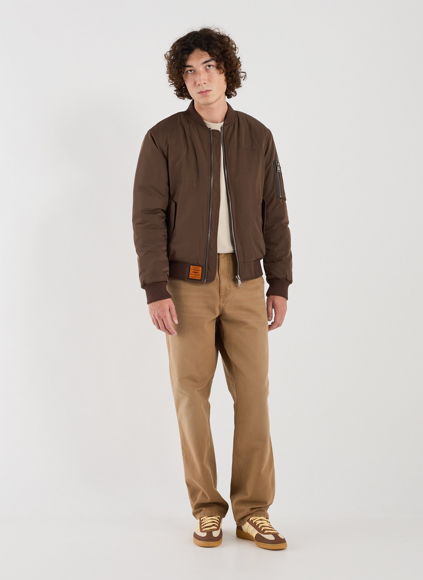 Bomber jacket BOMBERS ORIGINAL Brown