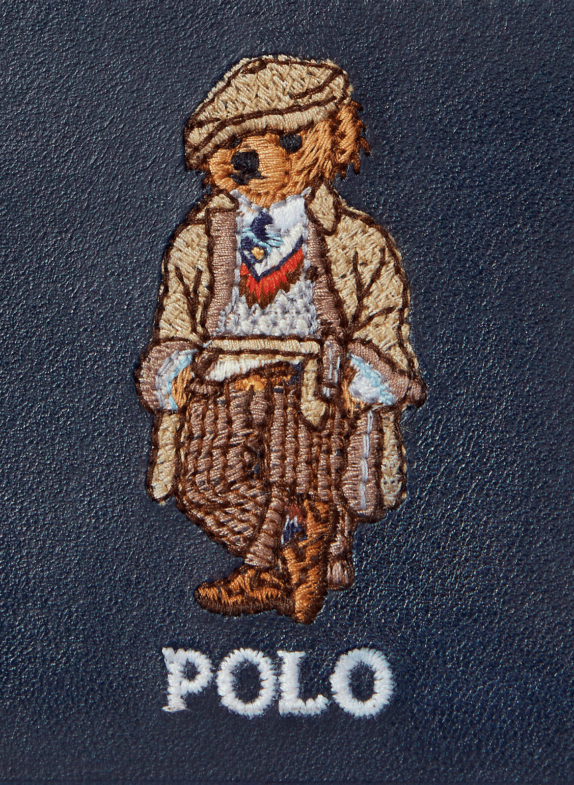  Leather card holder POLO RALPH LAUREN Blue