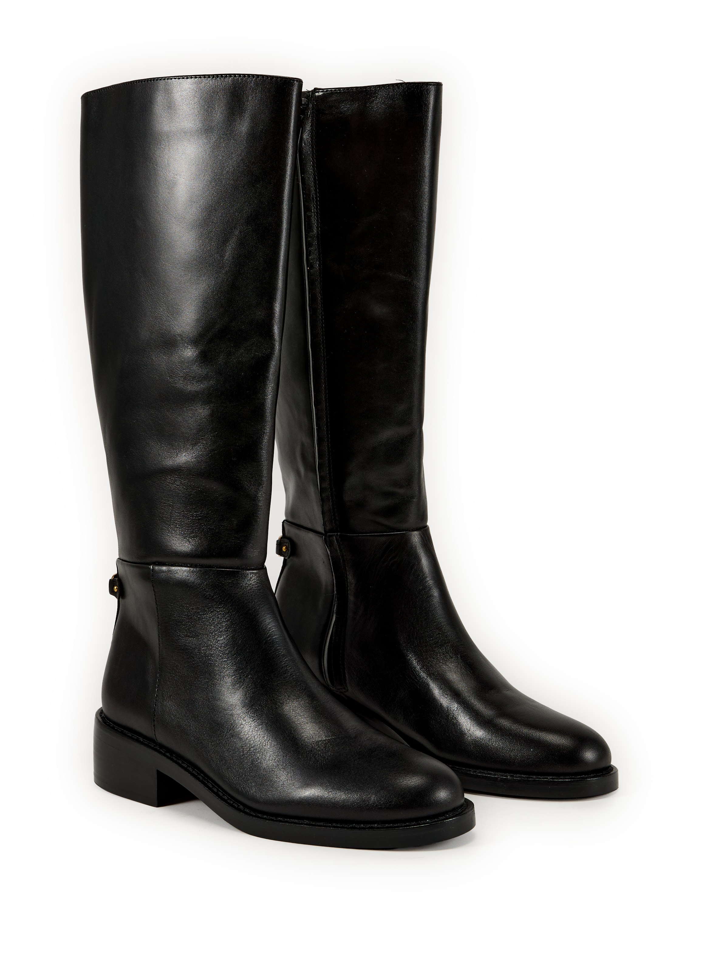 Bottes Milla en cuir SAM EDELMAN Noir