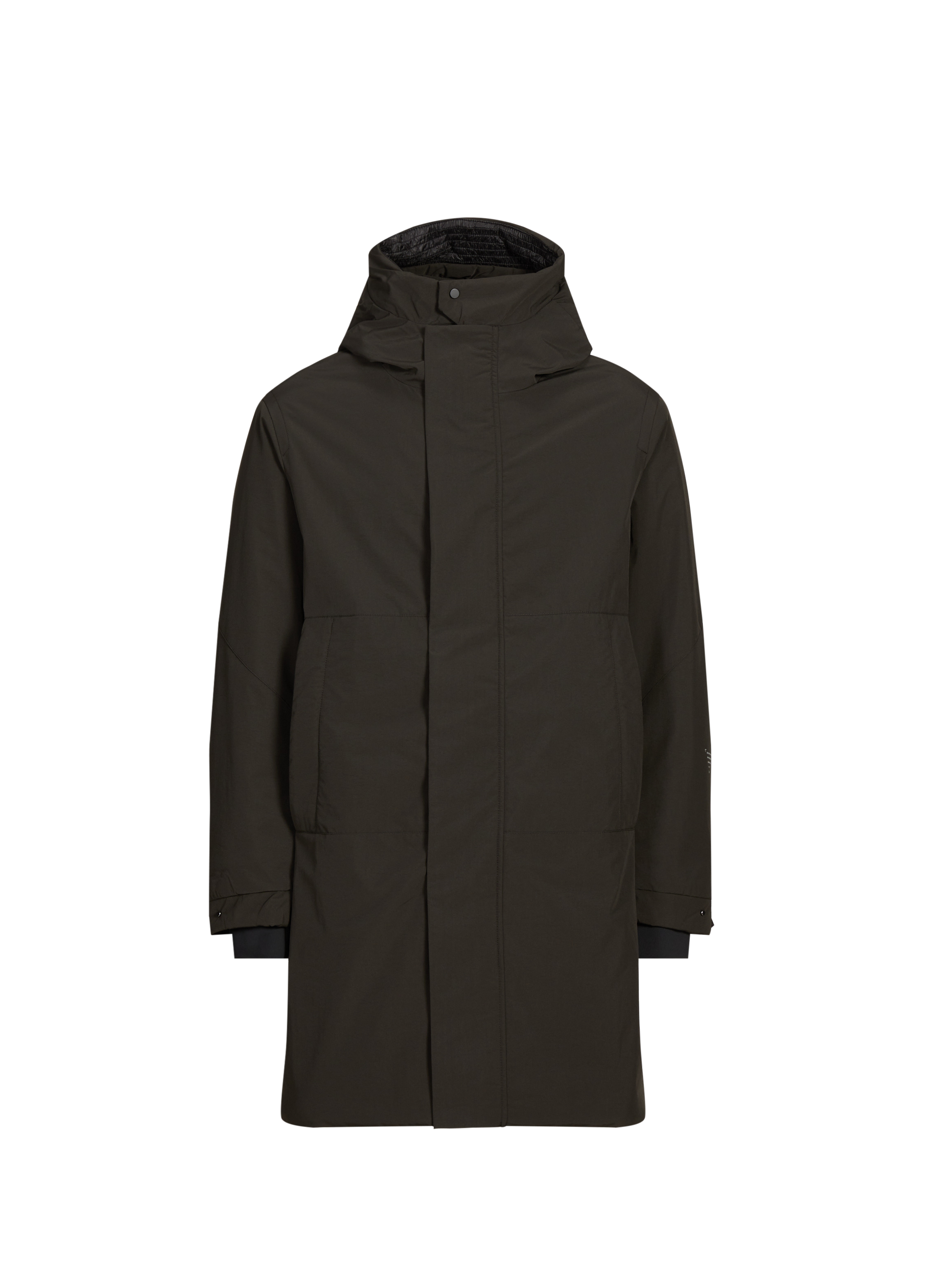 KRAKATAU Mid-length hooded jacket Khaki