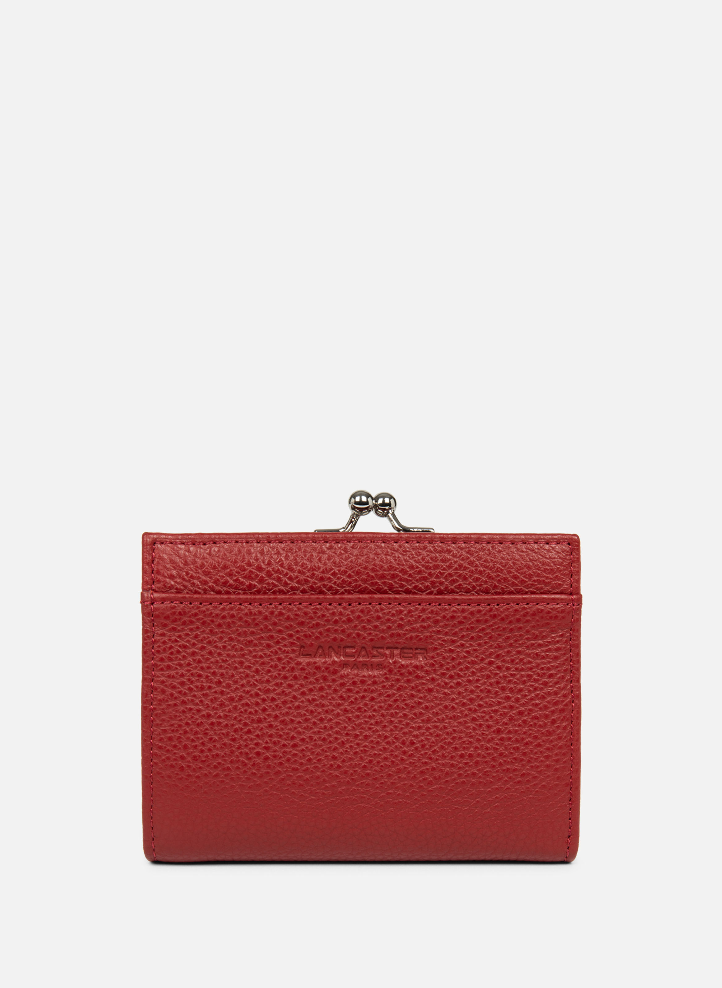 LANCASTER Porte-monnaie - foulonné pm Rouge