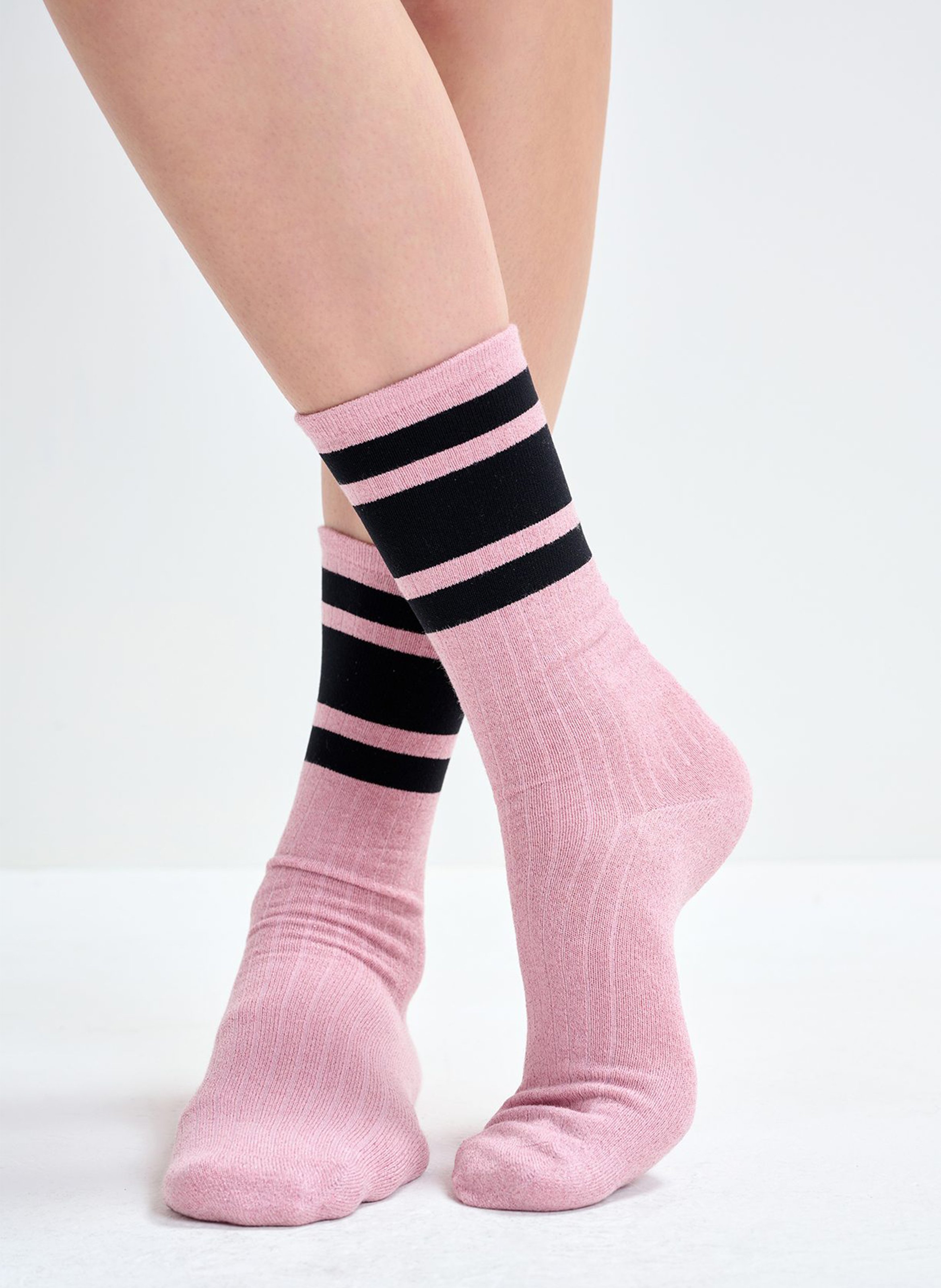 Chaussettes en maille jinnie ESSENTIEL ANTWERP Rose