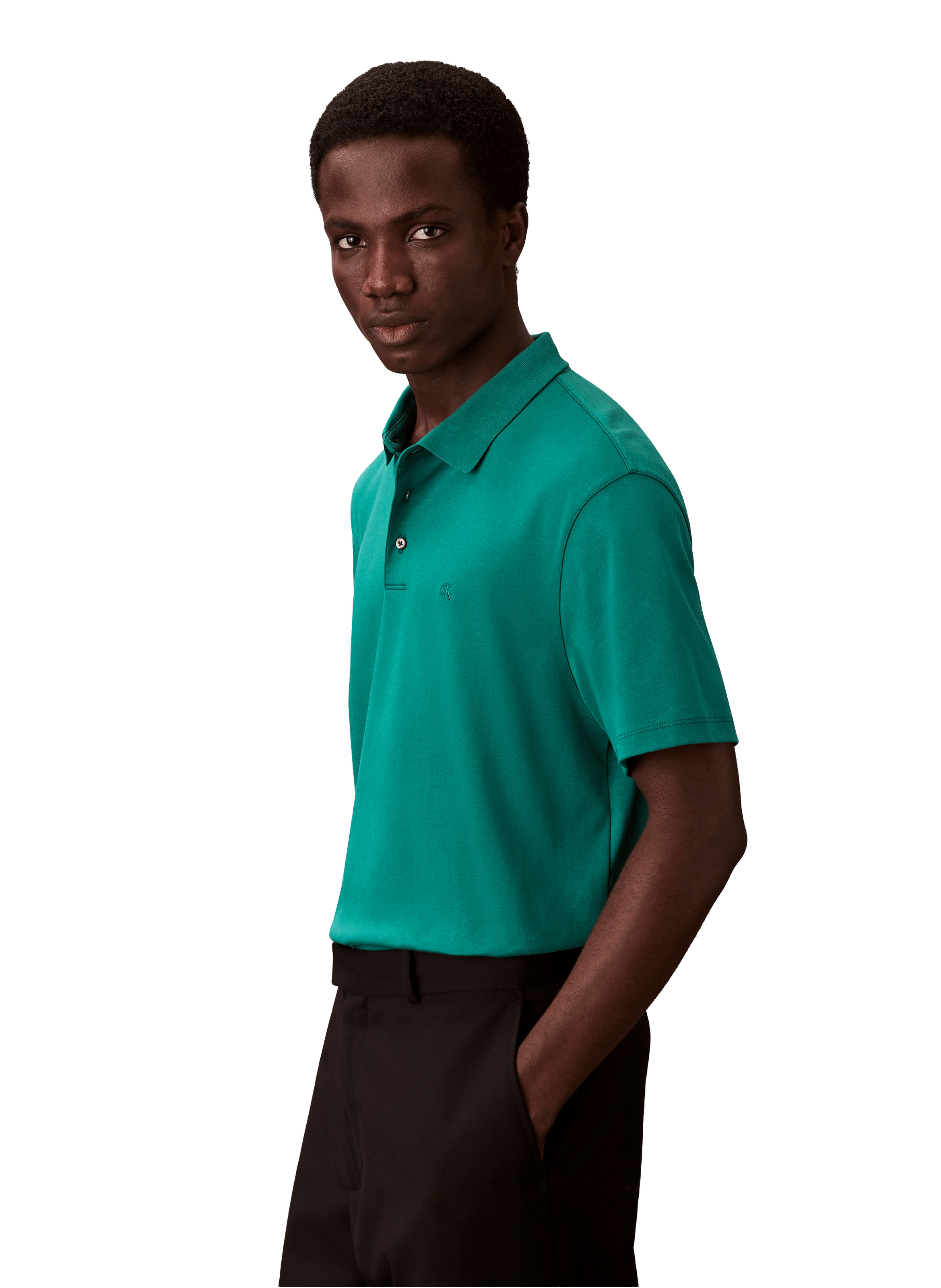  Cotton polo shirt  Green