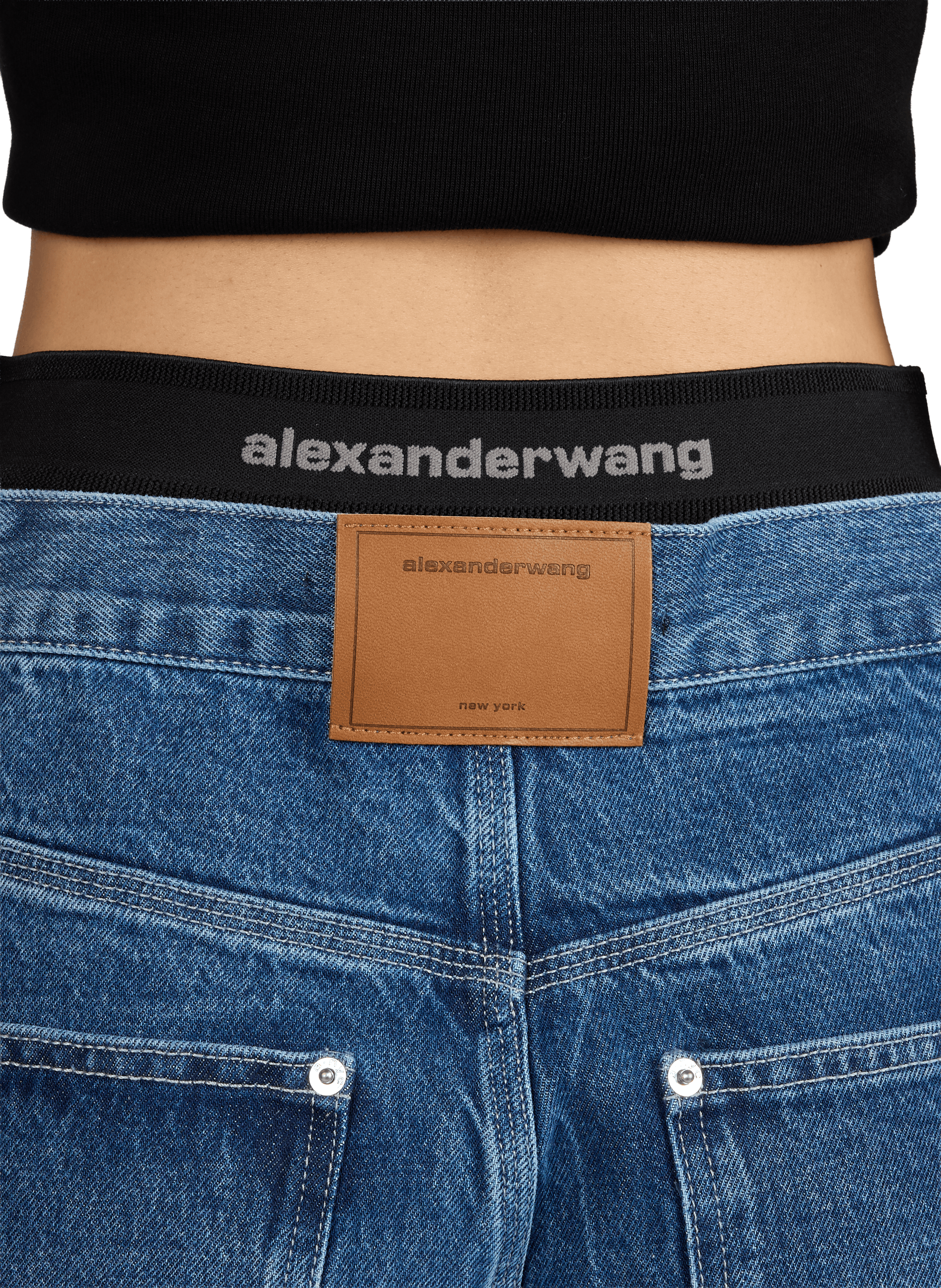 Cargo avec boxer amovible ALEXANDER WANG Bleu