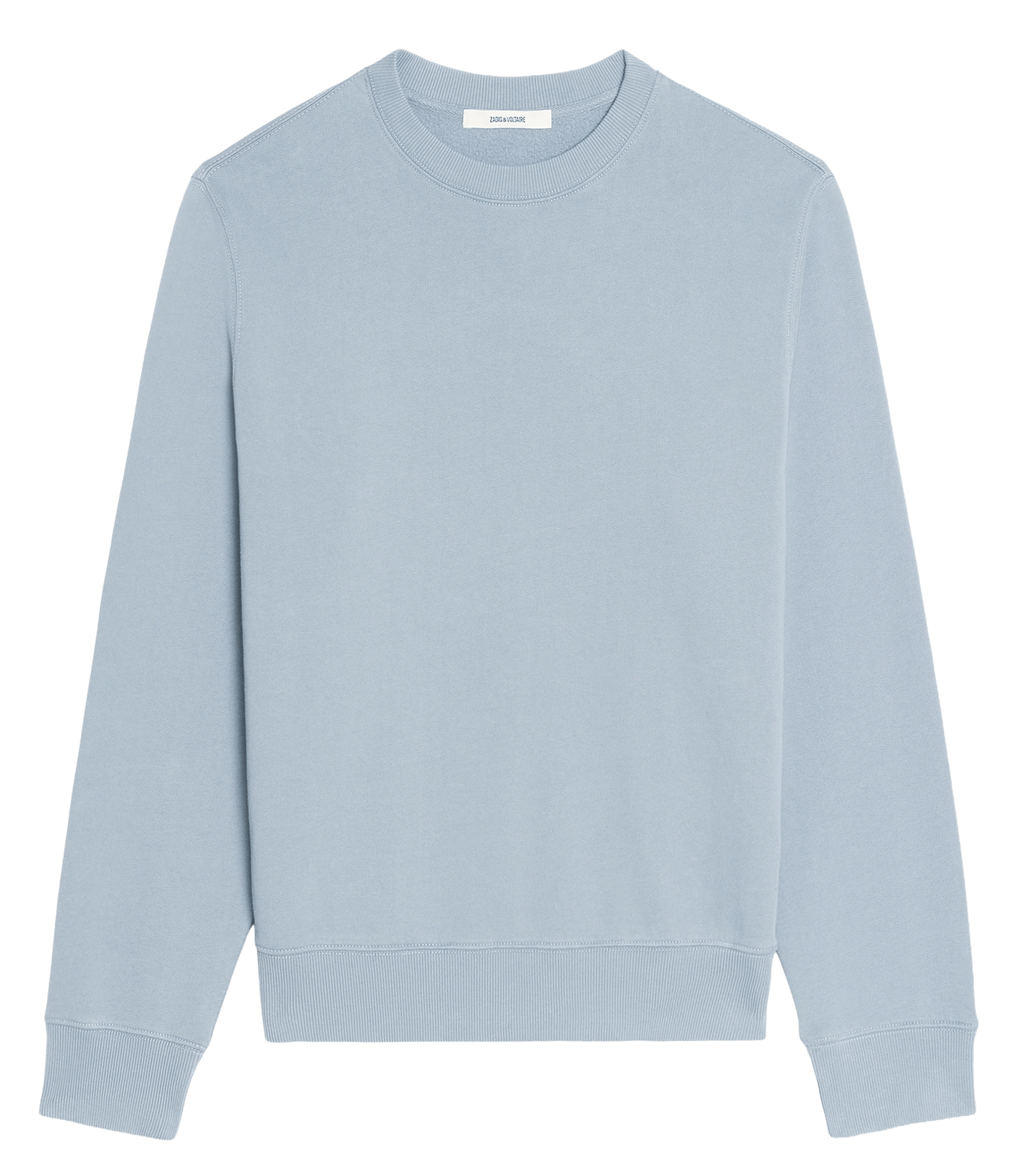 Sweat droit col rond en coton aime ZADIG&VOLTAIRE Bleu
