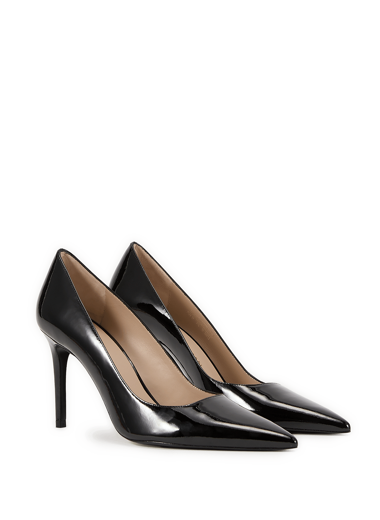 Escapins Stuart Power 85 en cuir verni STUART WEITZMAN Noir