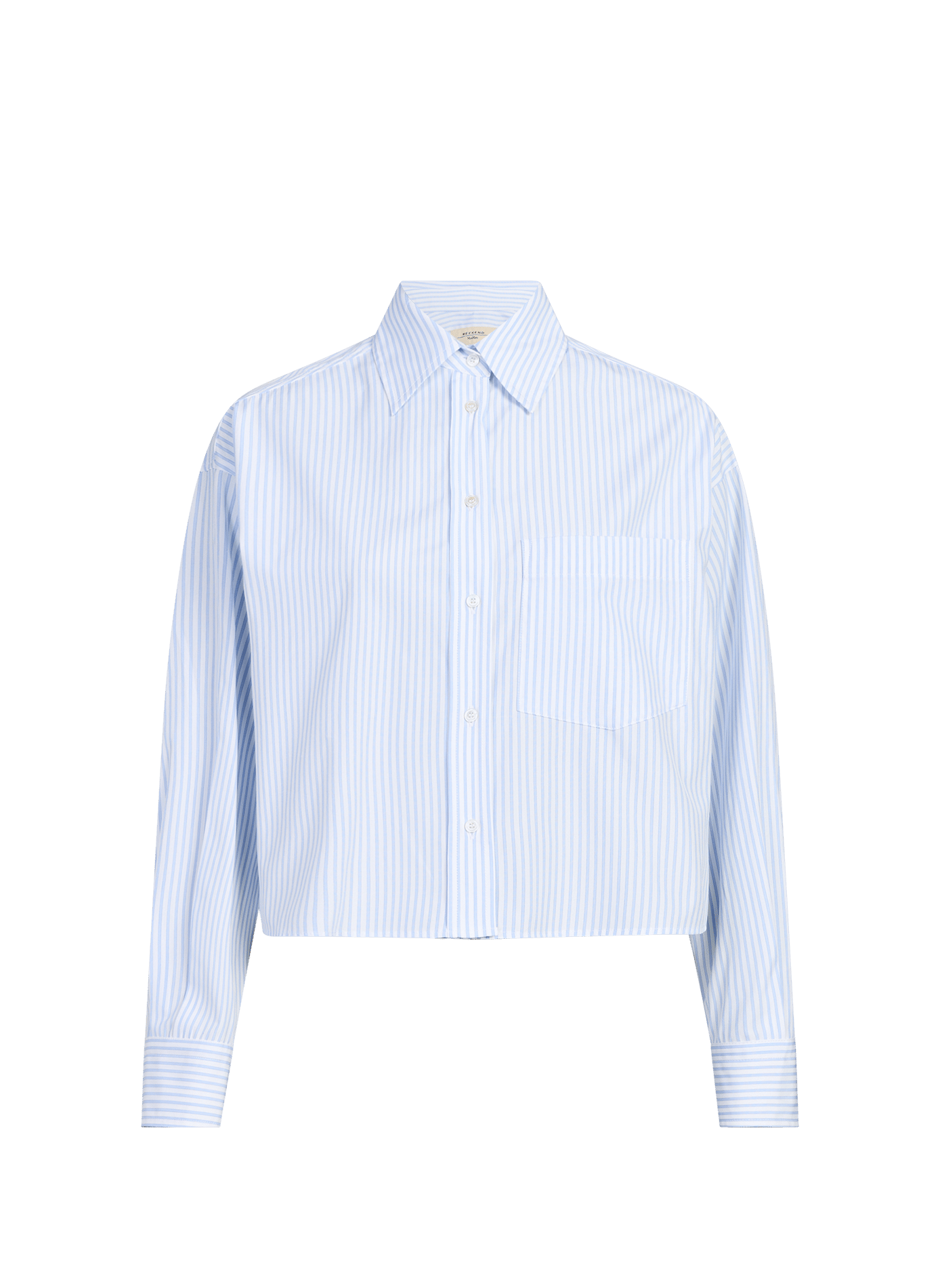 Chemise large courte en coton MAX MARA WEEK END Bleu