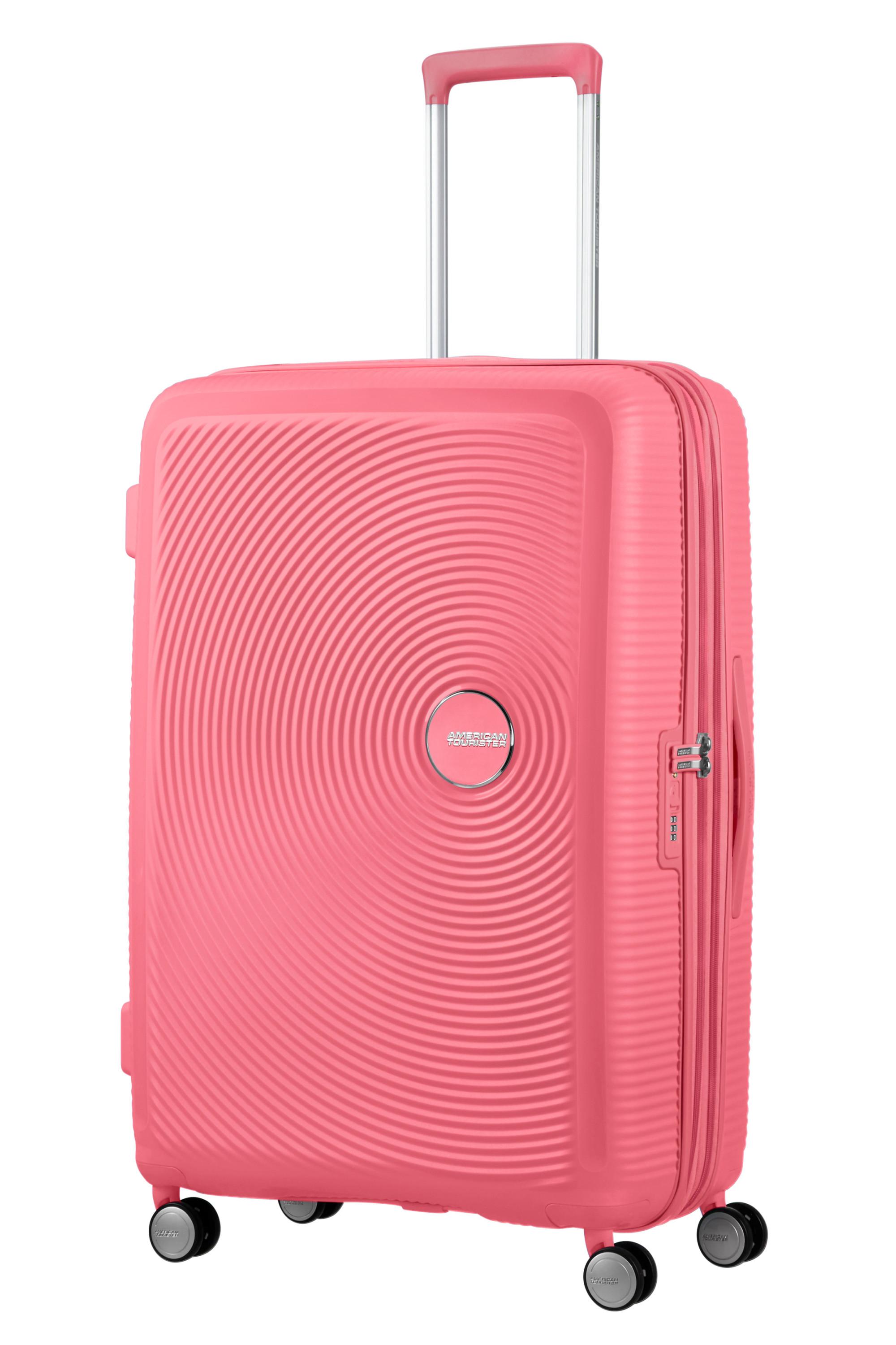 Soundbox valise 4 roues taille l AMERICAN TOURISTER Rose