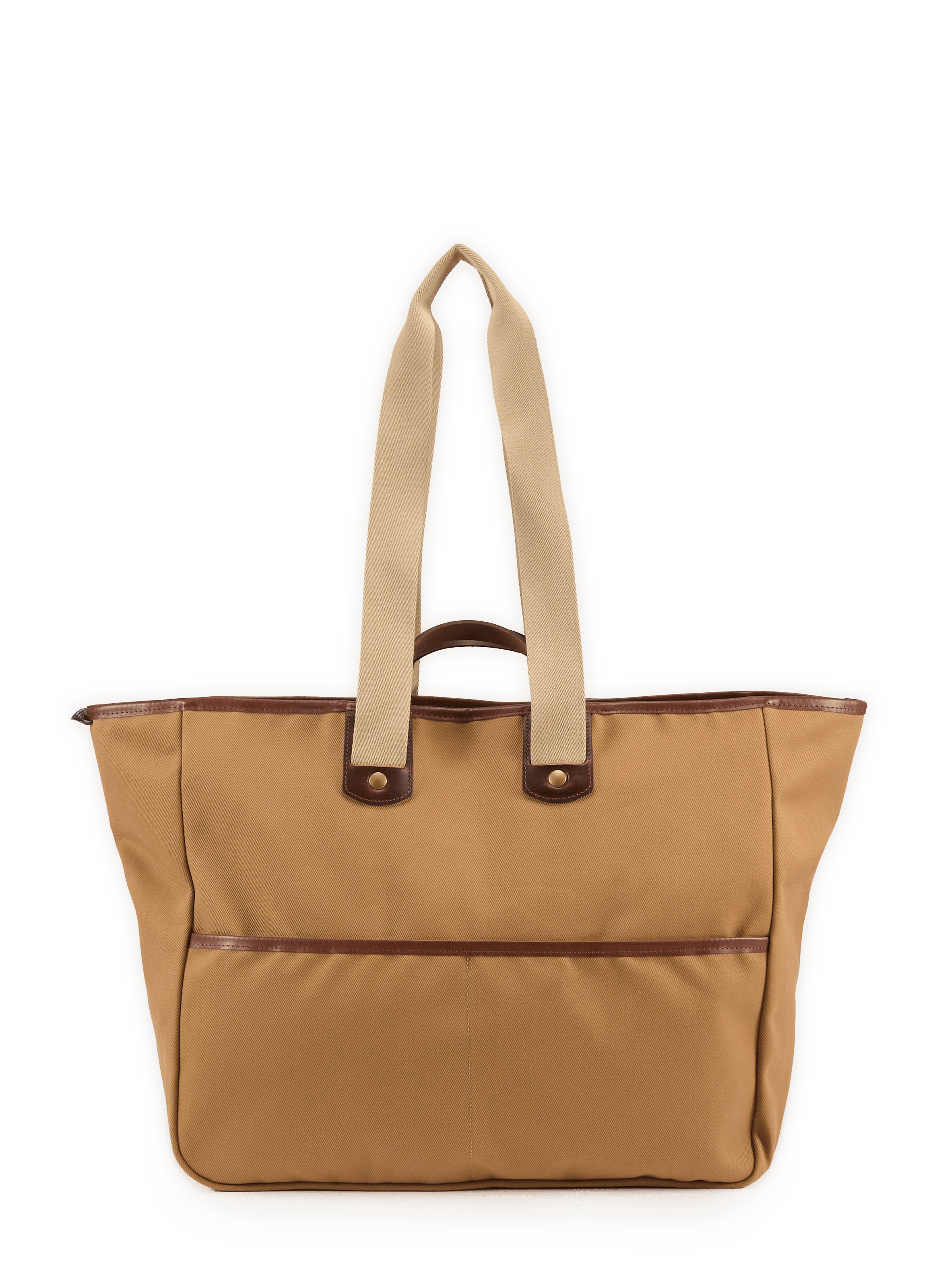 Sac cabas 48h Mélo en coton  BLEU DE CHAUFFE Marron