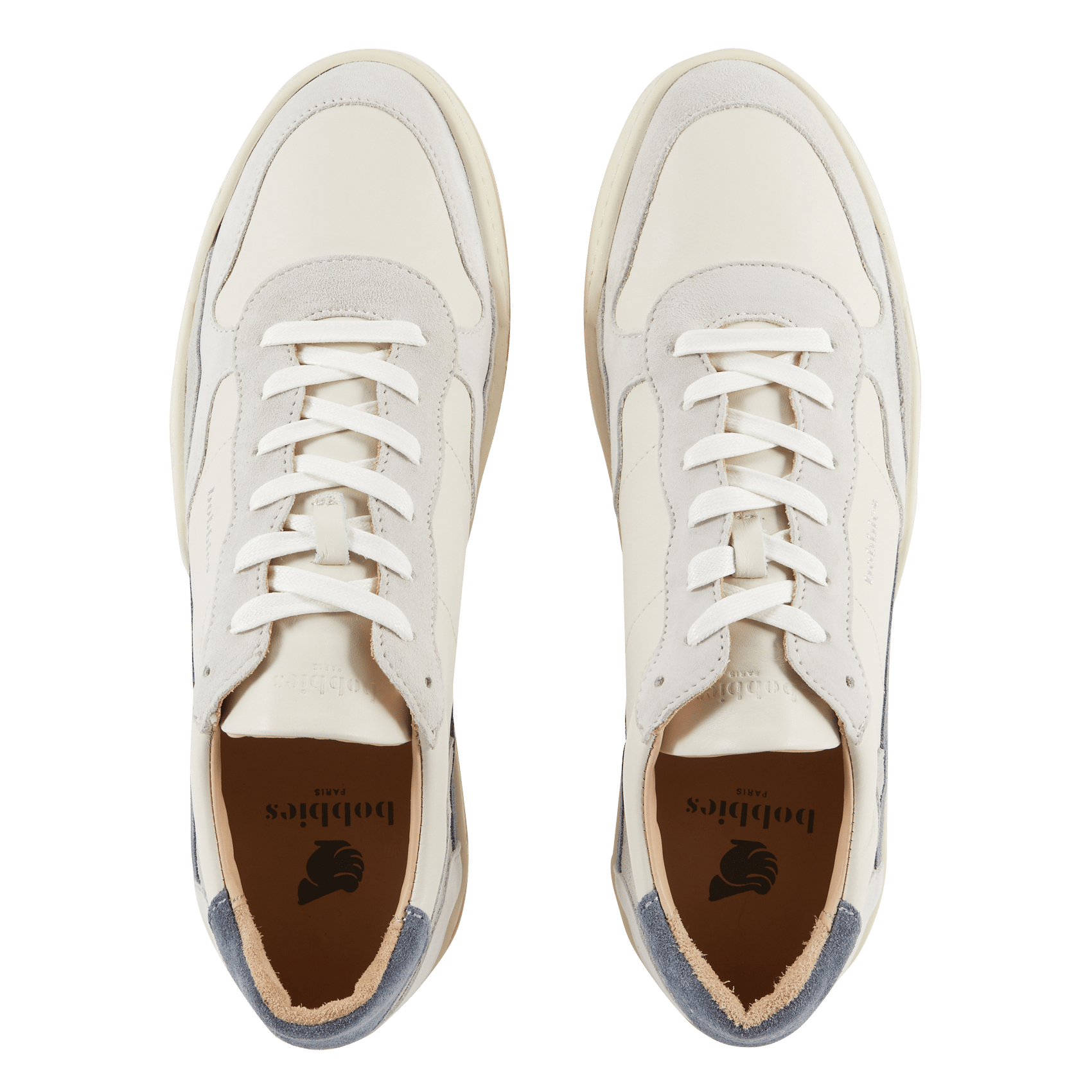 Baskets basses imprimées en cuir malibu BOBBIES Multicolore