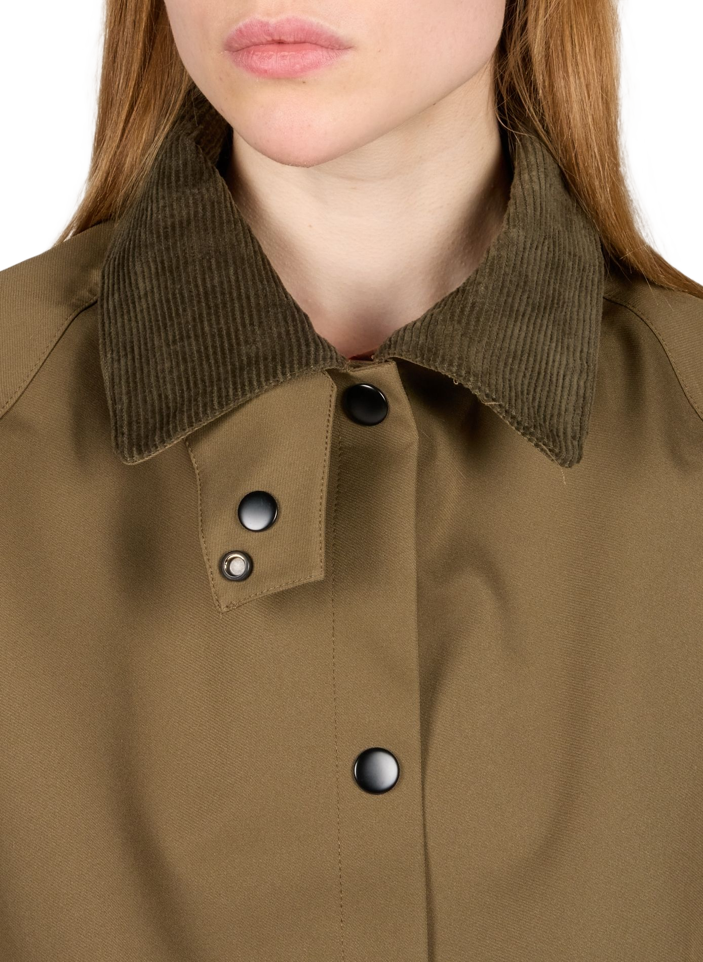 Manteau col classique  OBJECT Vert