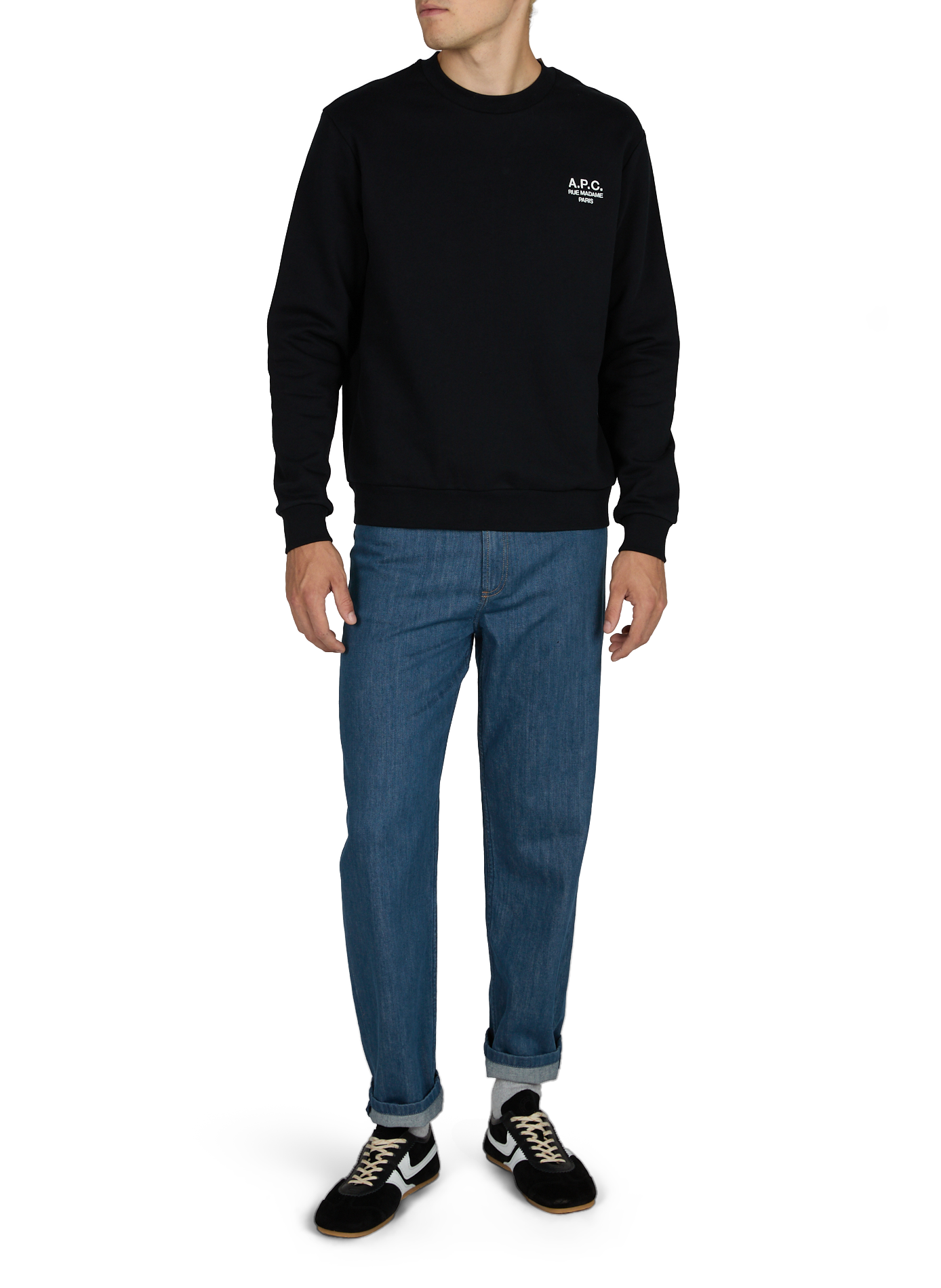 Sweat col rond  A.P.C. Noir