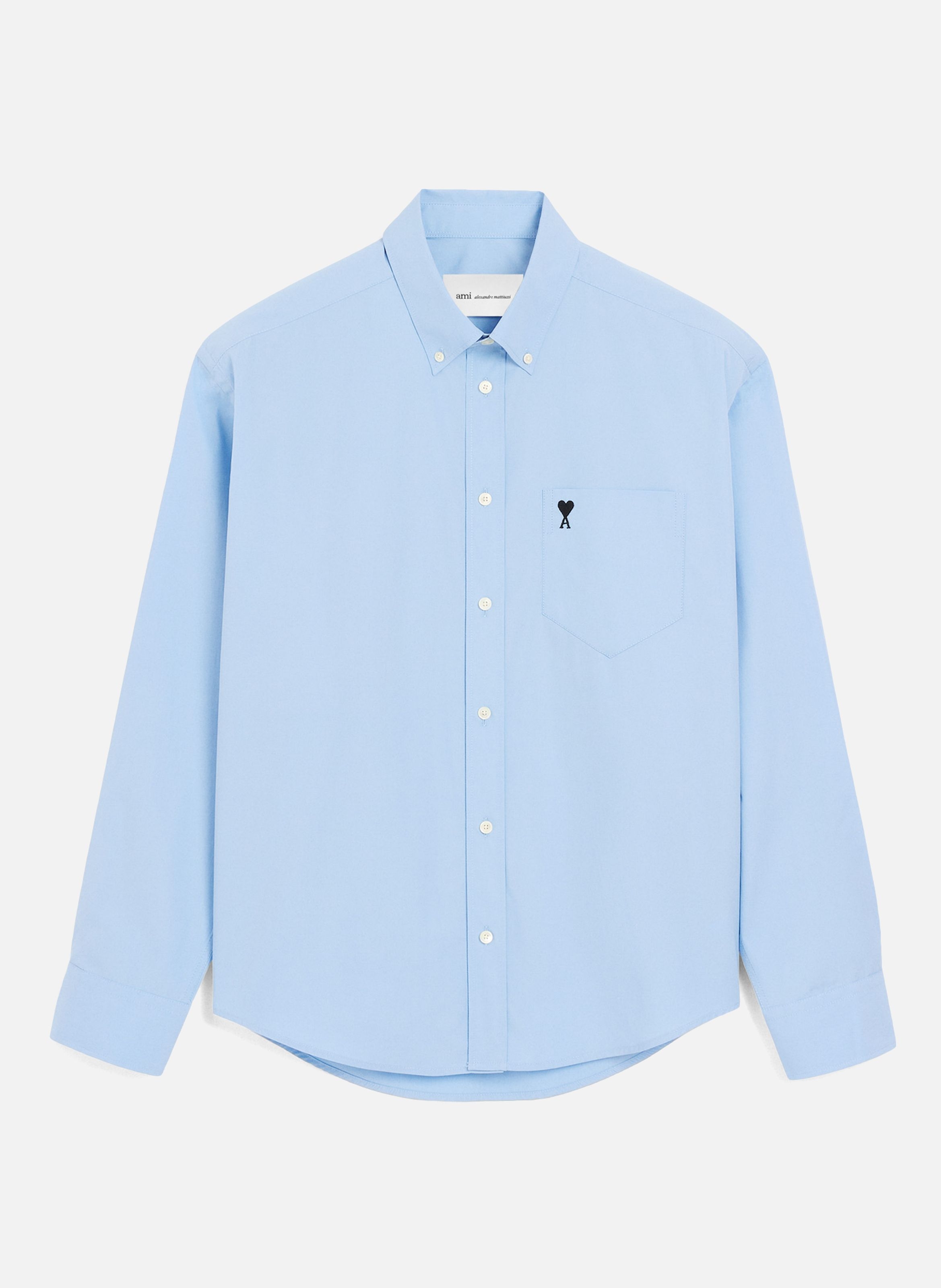 Chemise boxy en coton ami de coeur AMI PARIS Bleu