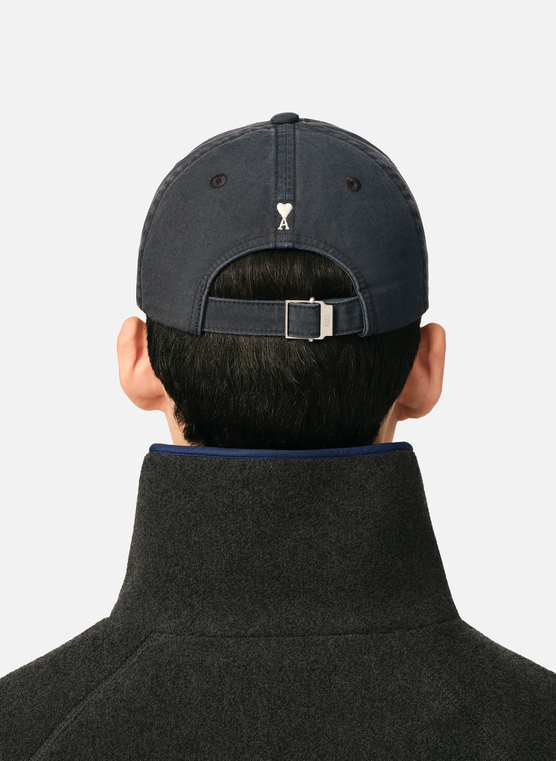 Casquette unisexe en coton patch ami AMI PARIS Noir
