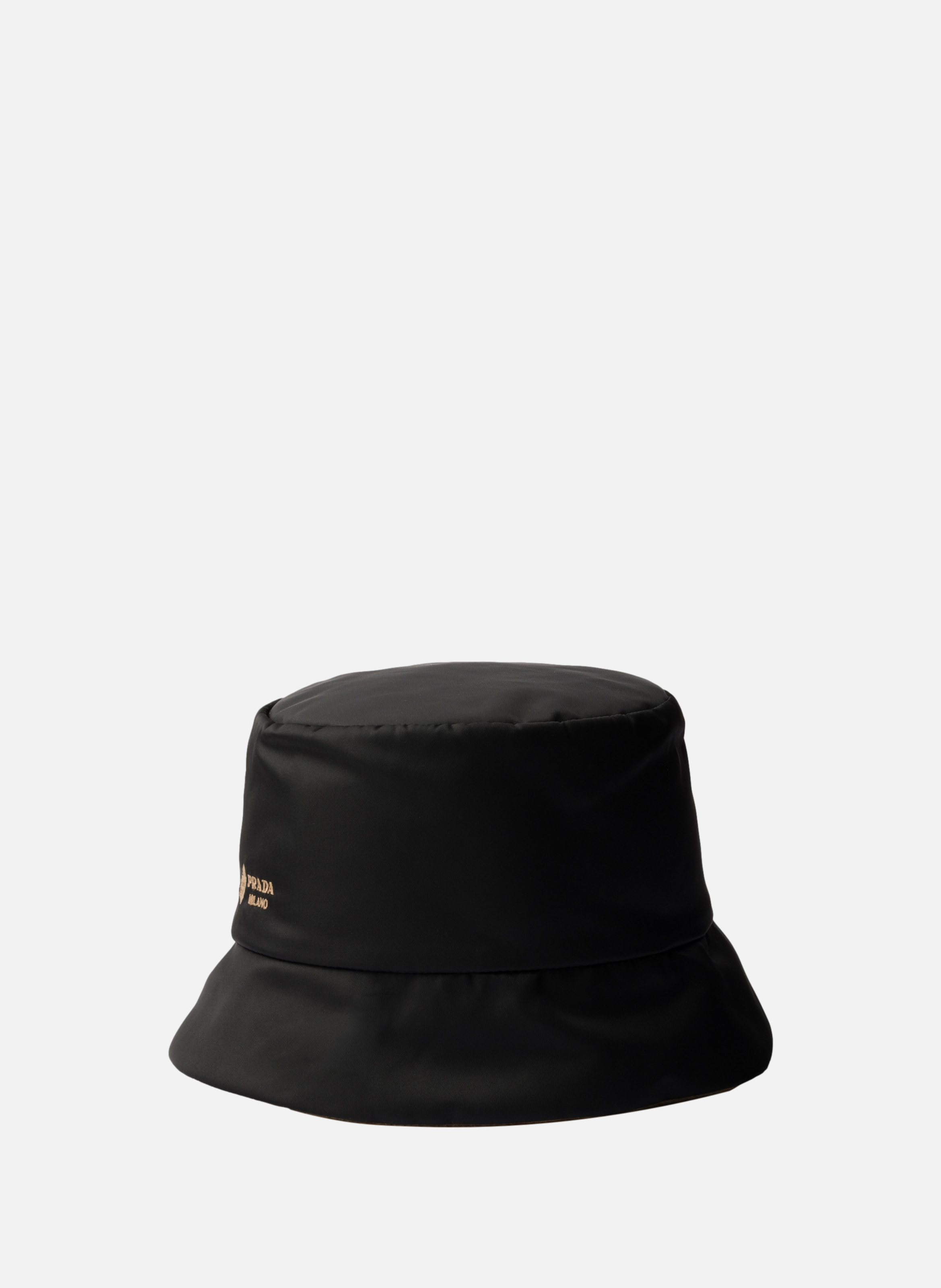 Bob réversible en re-nylon et poil de chameau PRADA Noir