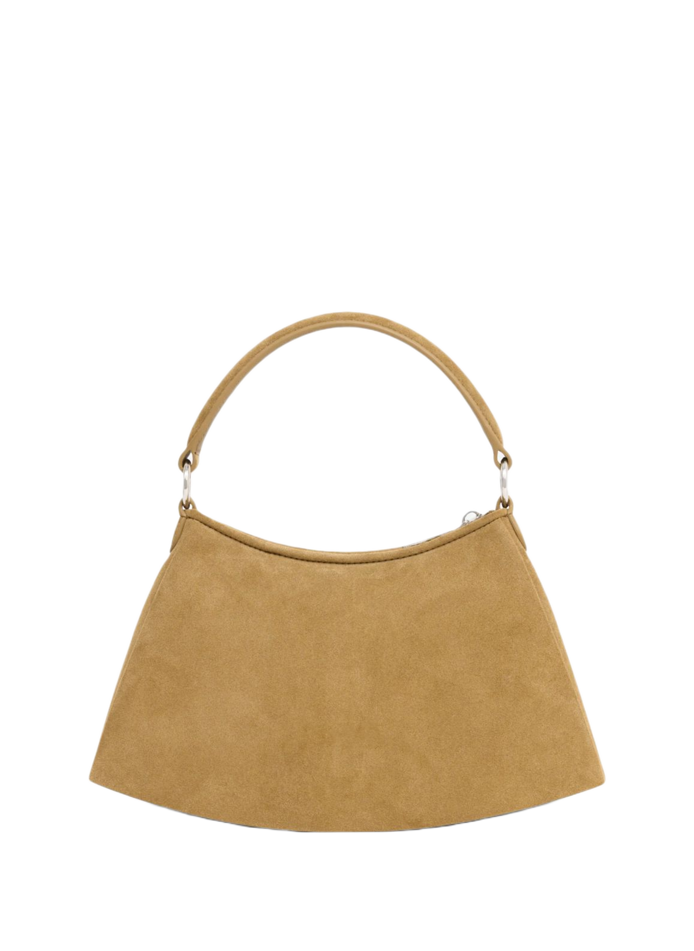 Kleine Lenglen handtas van suède leer LACOSTE Beige