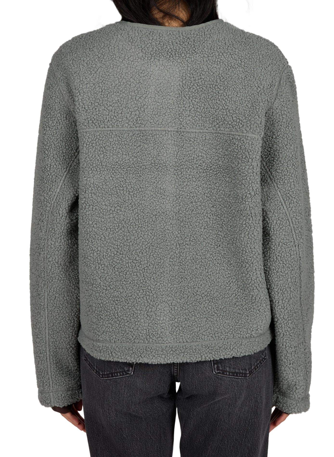Shearling-look jacket with round collar COLUMBIA Grey