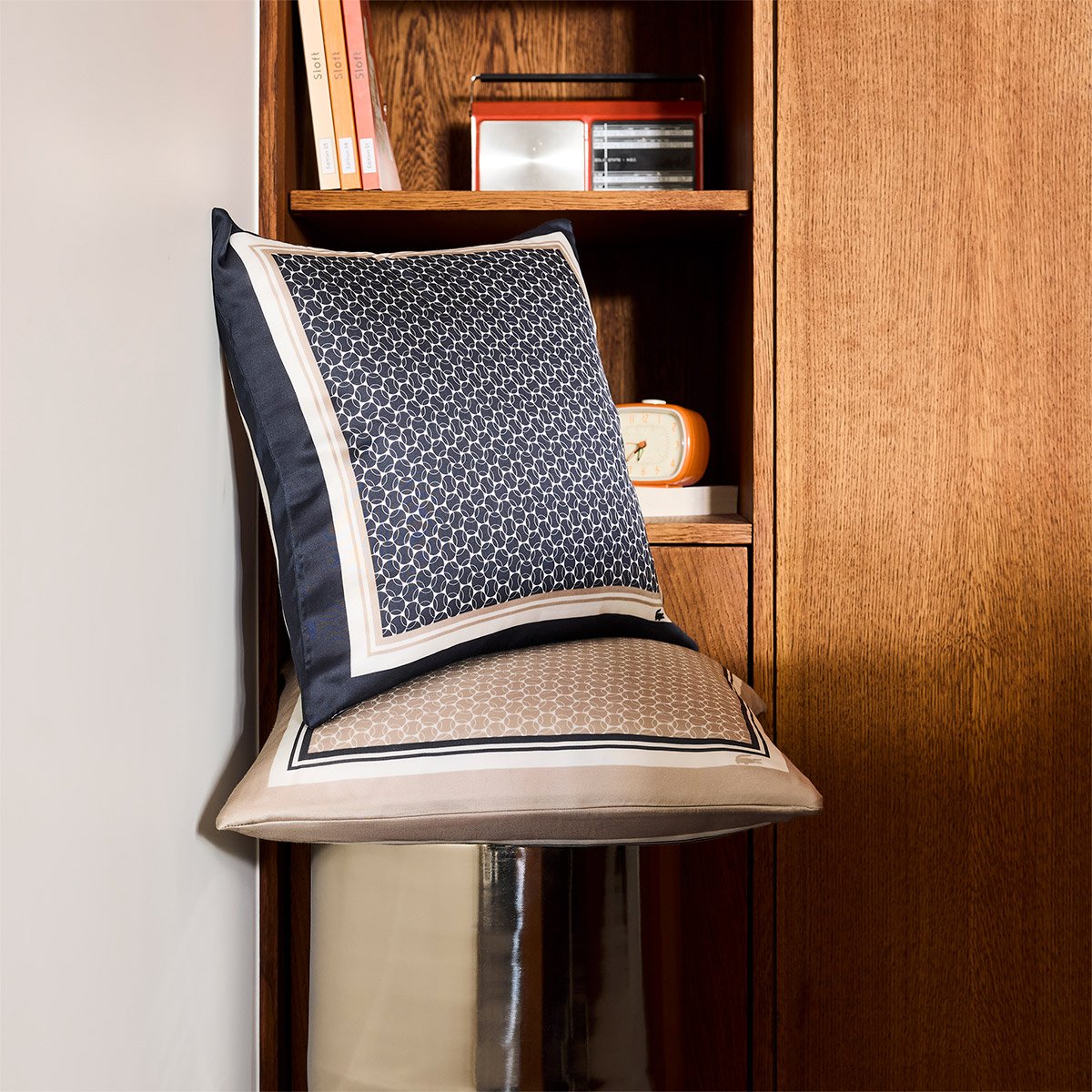 Housse de coussin en soie, ltennisb LACOSTE HOME Bleu