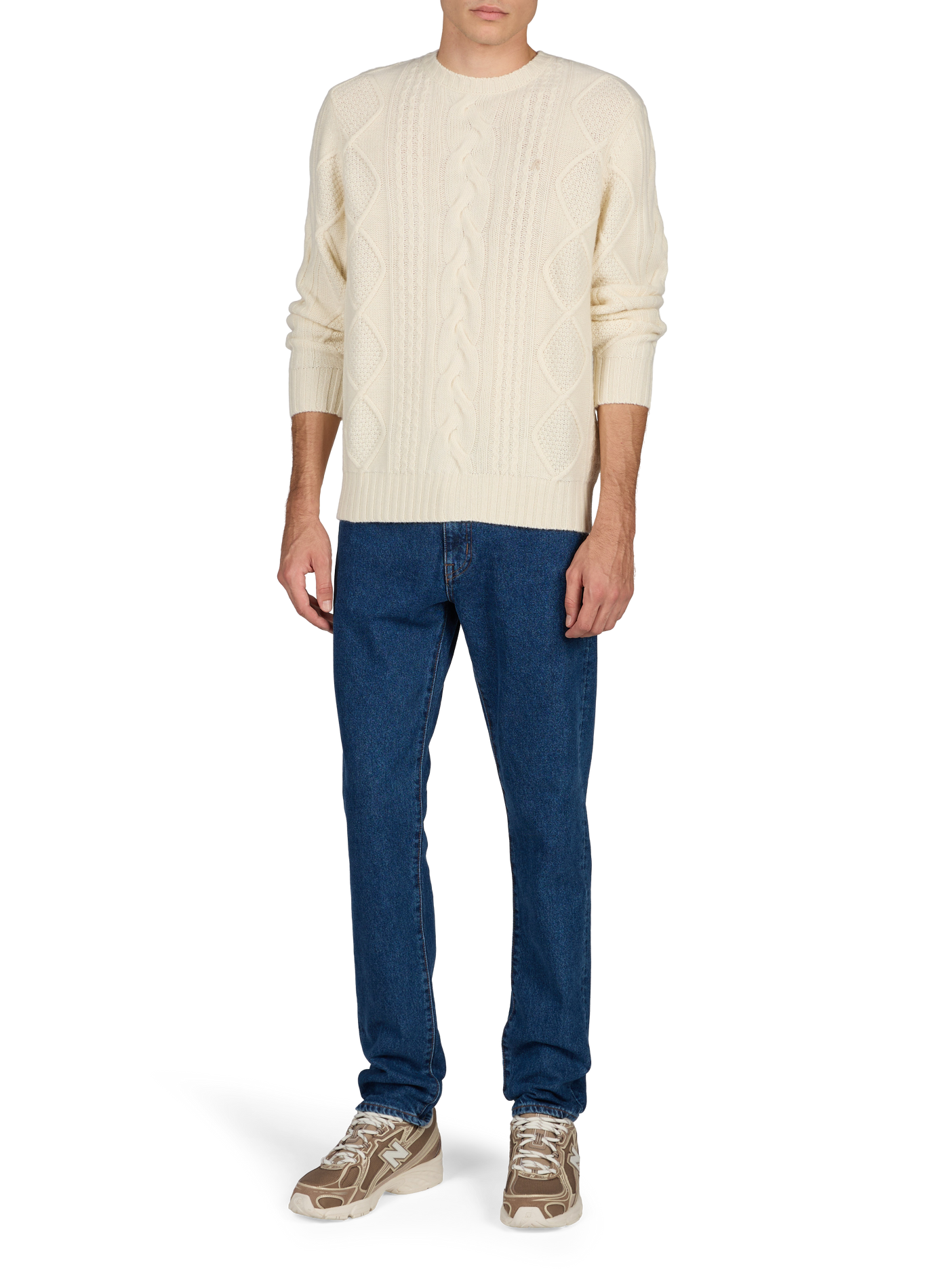 Rechte blauwe jeans van katoen EDWIN Blauw