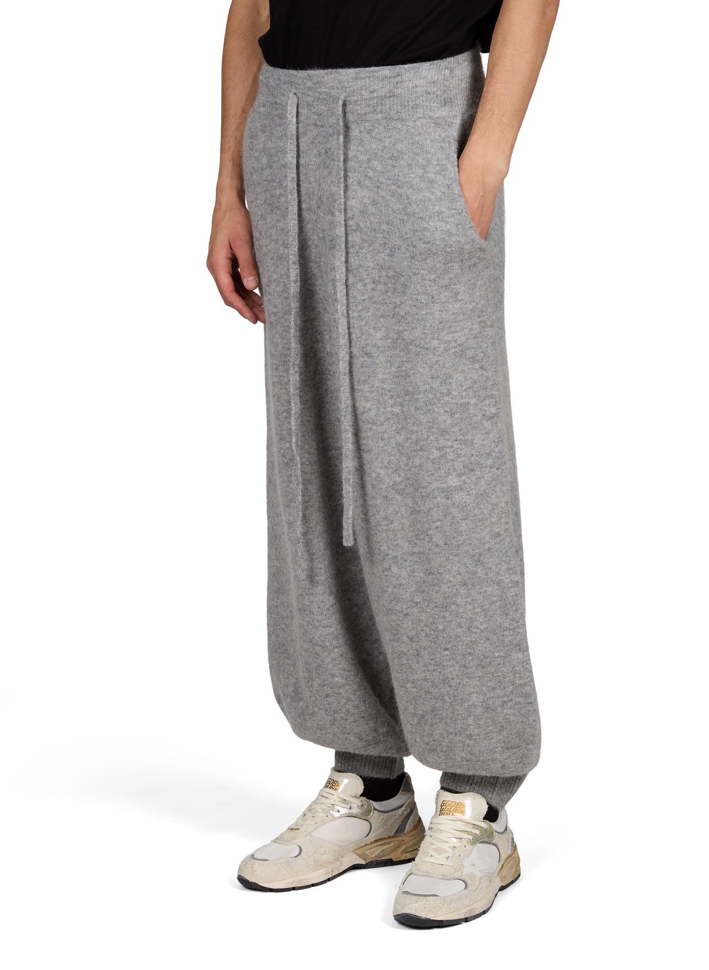 Lässige Hose mit weiter Passform aus Wollmischung SEVENTH Grau
