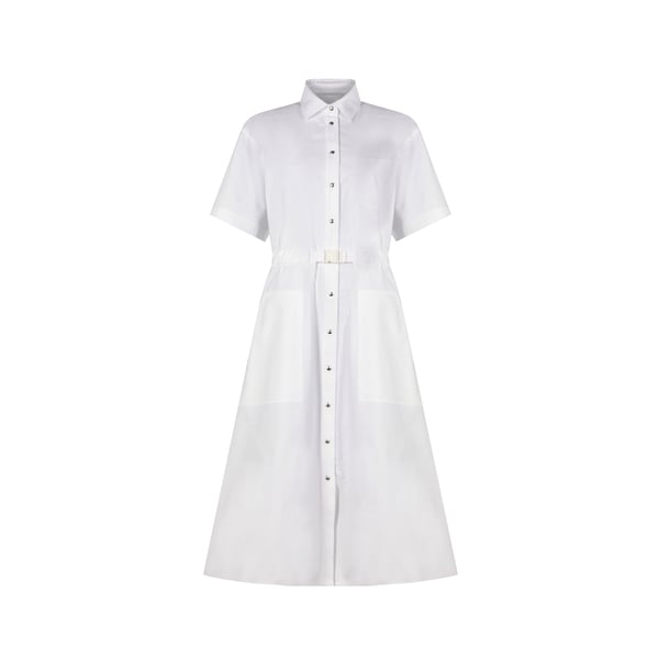 Robe chemise en coton