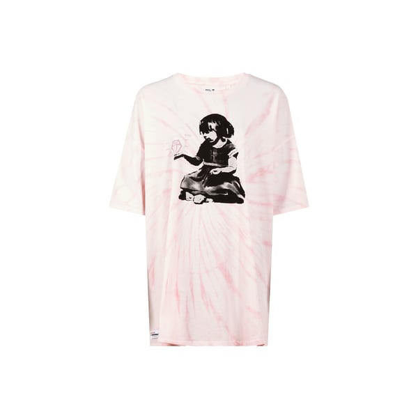 T-shirt imprimé oversize en coton
