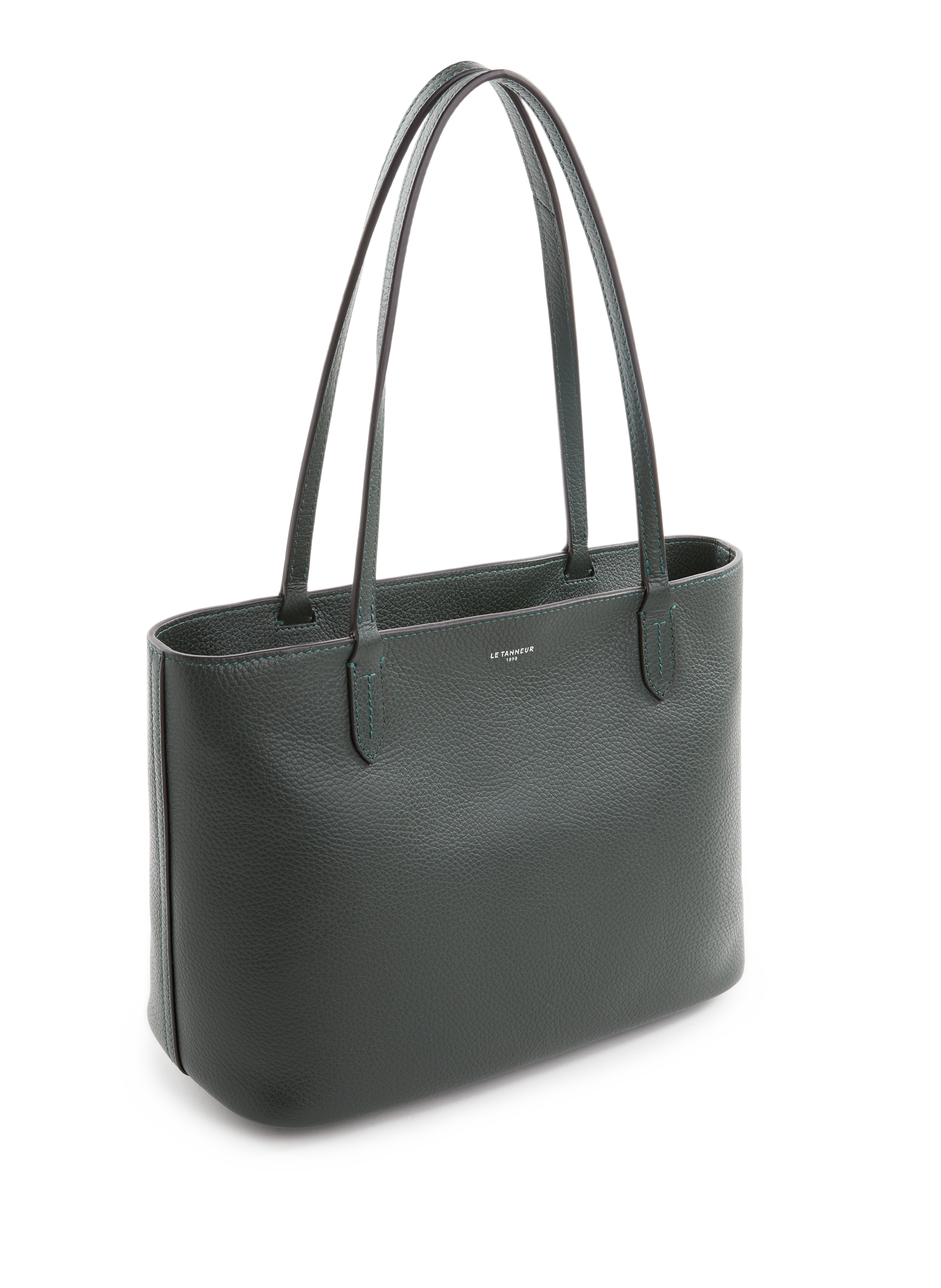 Petit sac cabas Louise en cuir grainé