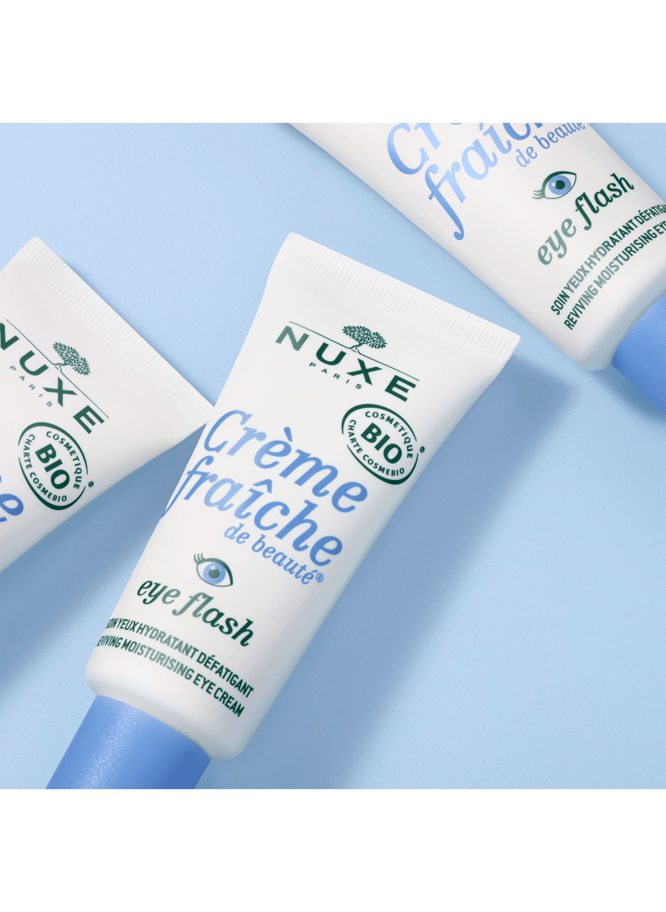 Eye Flash - Soin Yeux Hydratant Défatigant, Certifié Bio - Crème Fraîche®de Beauté NUXE No color
