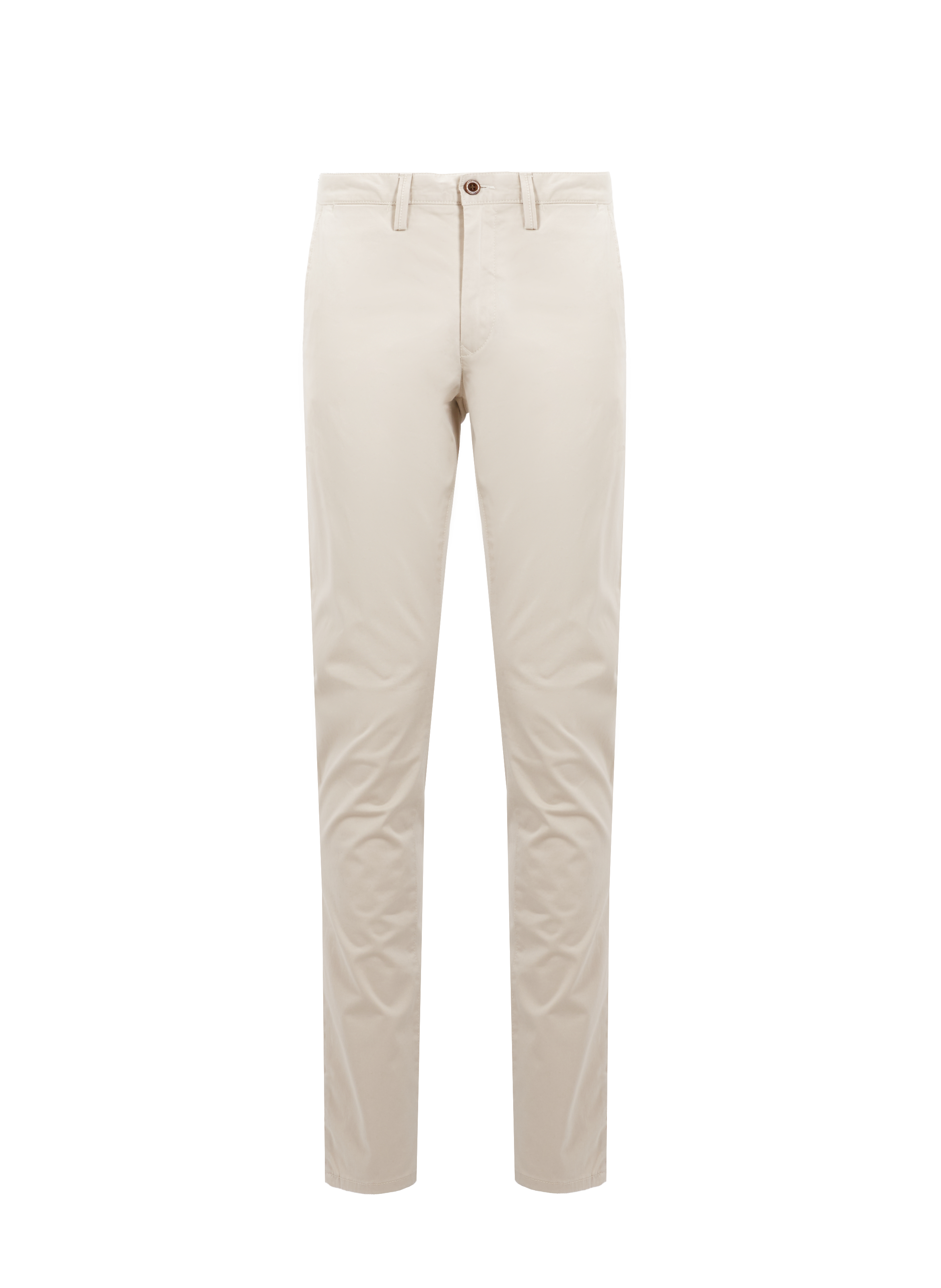 Pantalon slim uni Beige
