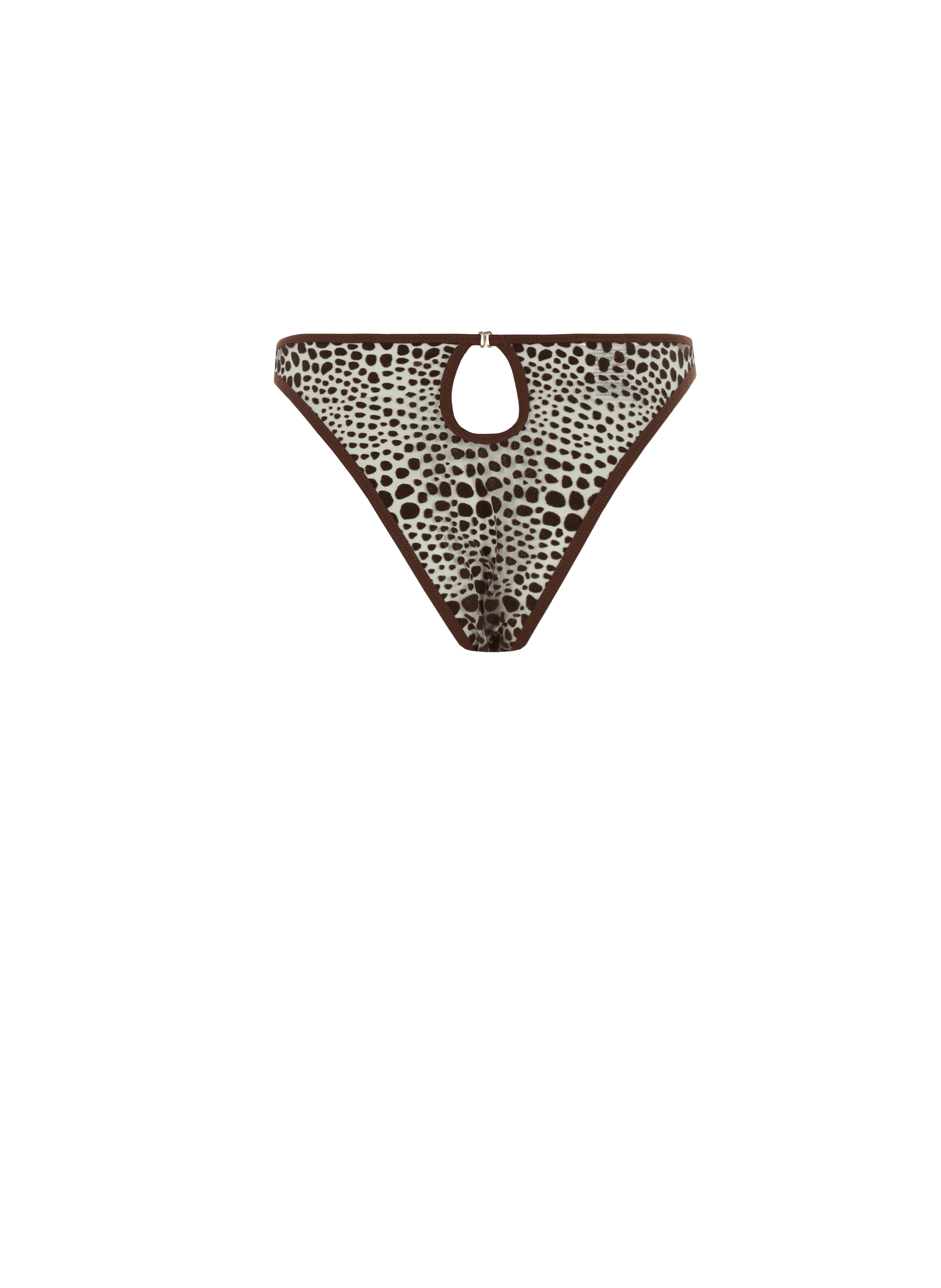 Culotte imprimée  LE PETIT TROU Marron