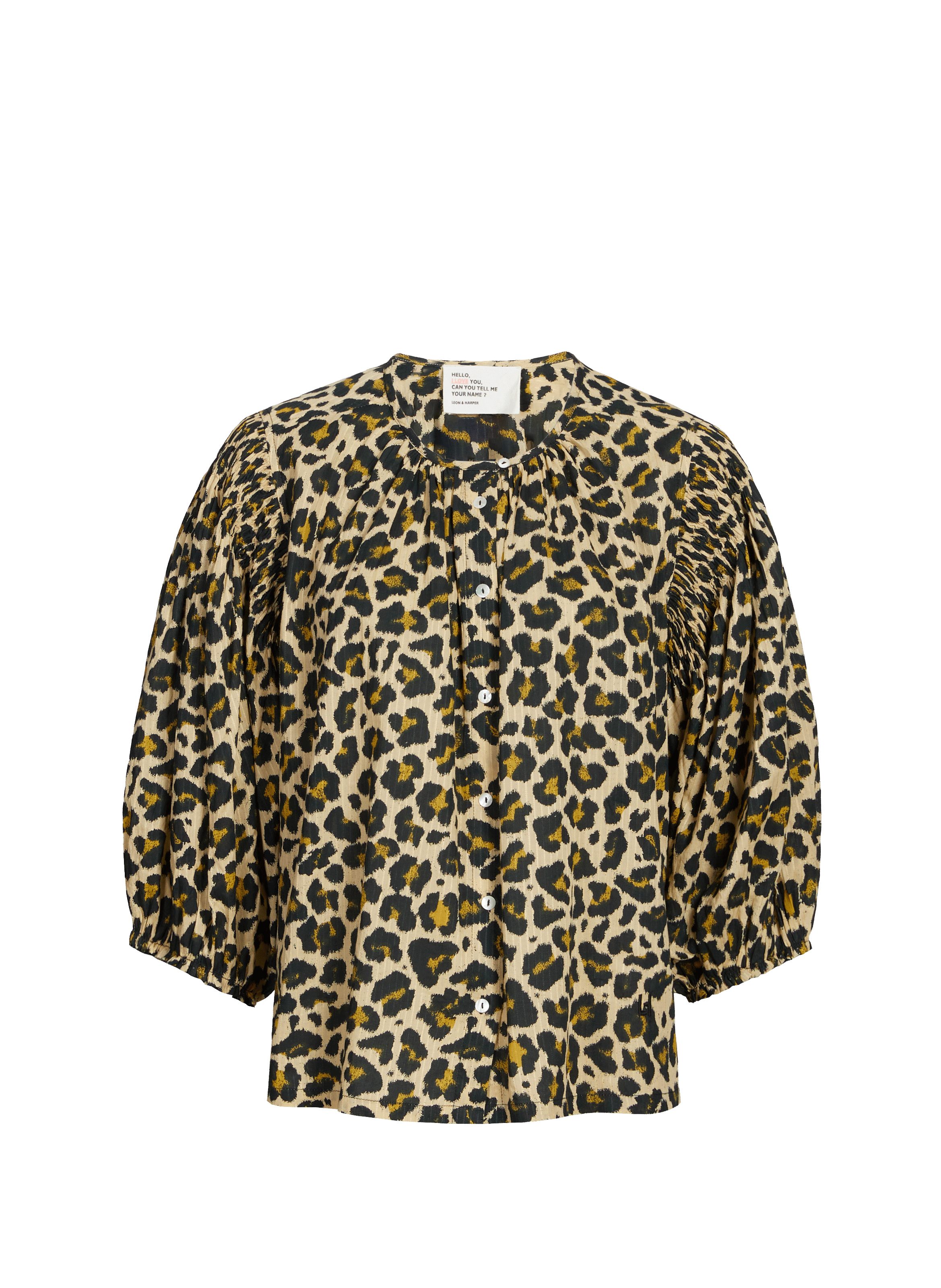 Printed loose-fitting blouse LEON & HARPER Multicolour