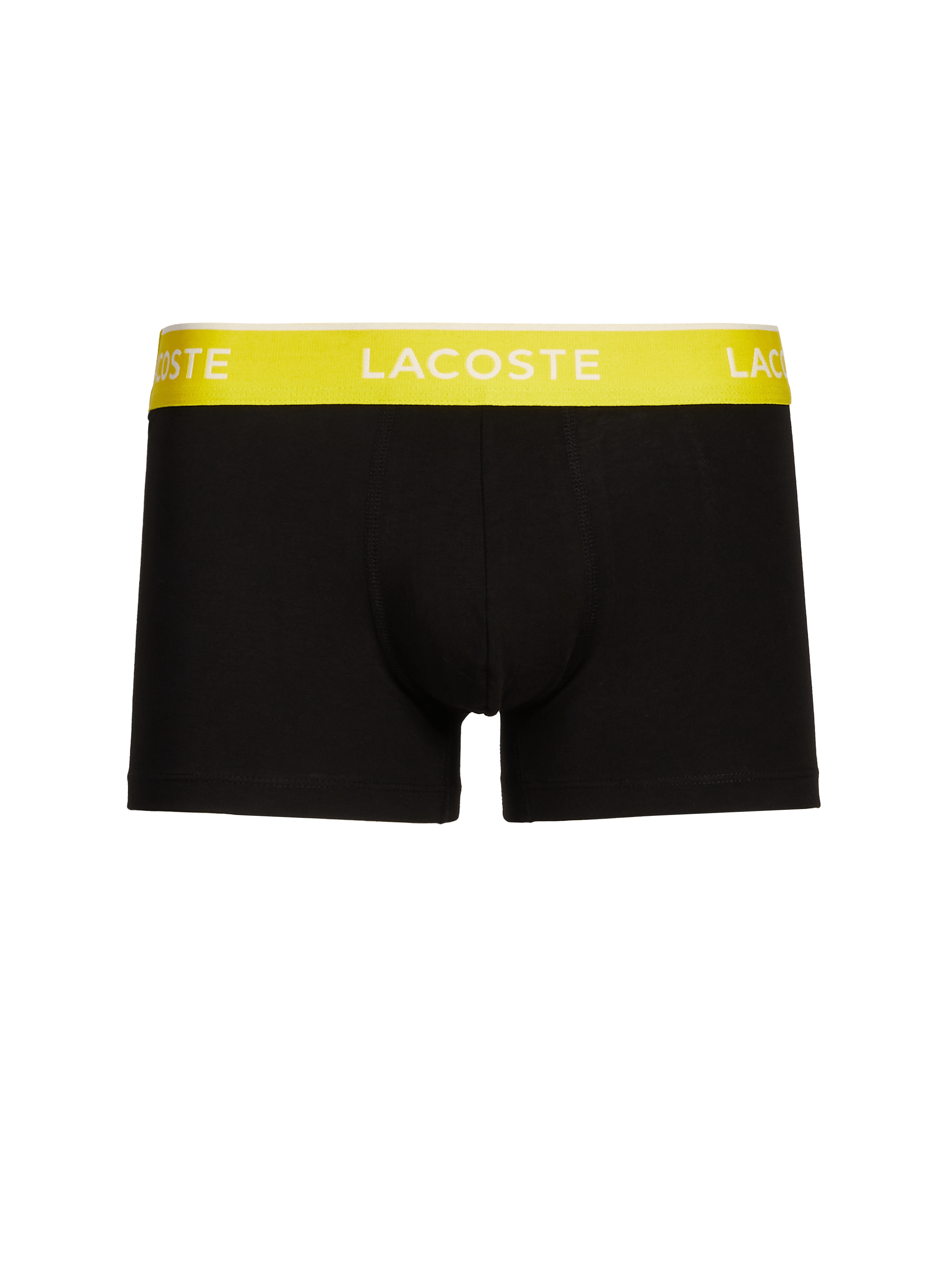  Pack of three cotton boxers LACOSTE Black