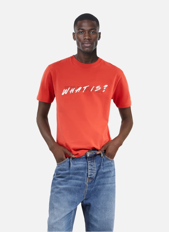 T-shirt manches courtes what is Rouge by THE KOOPLES THE KOOPLES T-shirt manches courtes what is Rouge