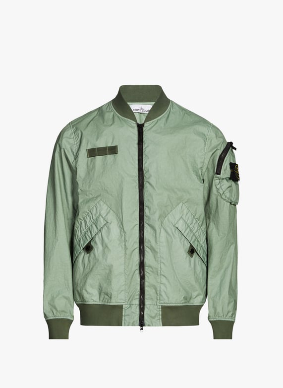 Bomber uni  | Vert by STONE ISLAND Bomber uni  Vert