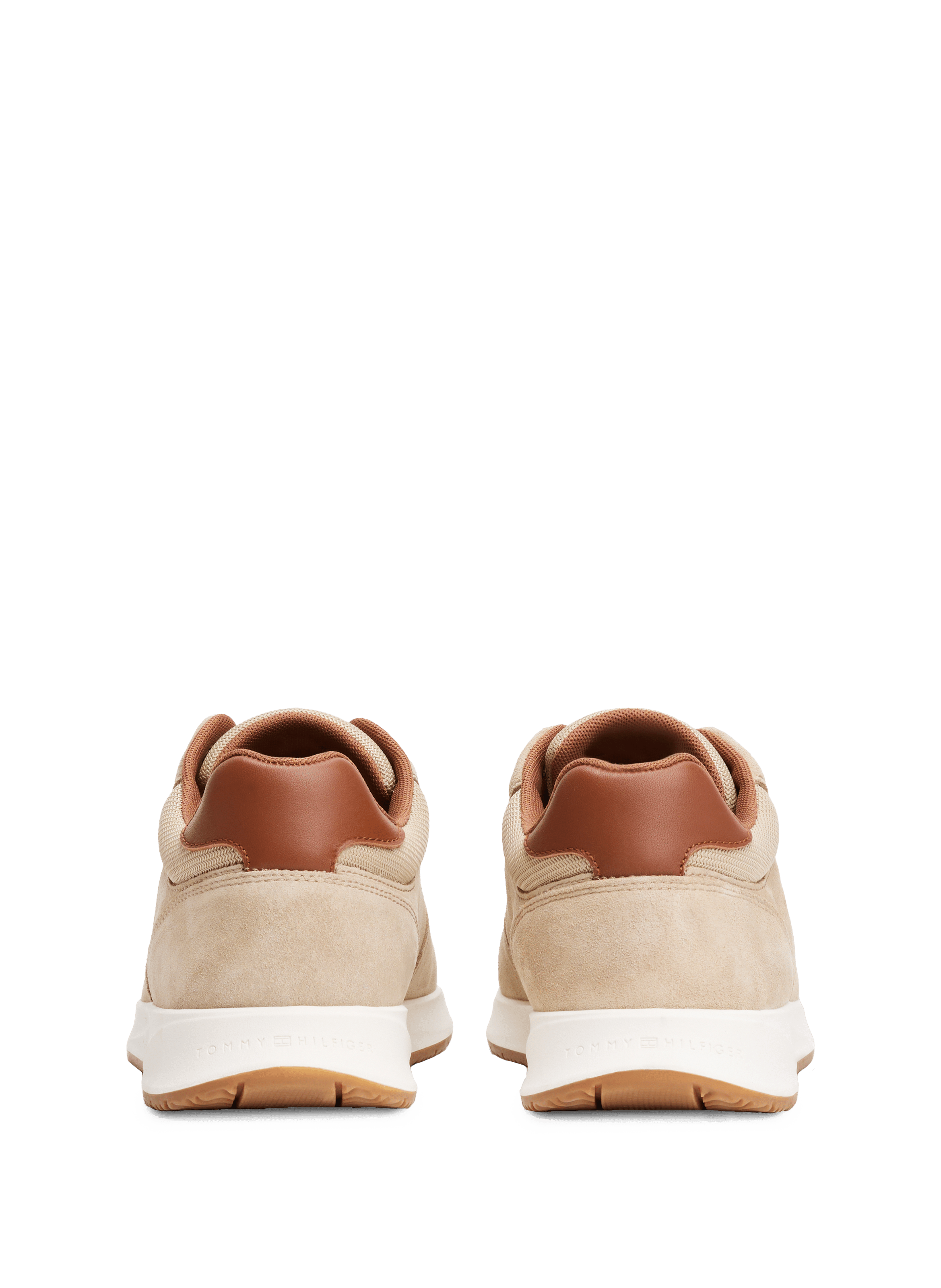 Premium Suede Hybrid Sneakers TOMMY HILFIGER Beige