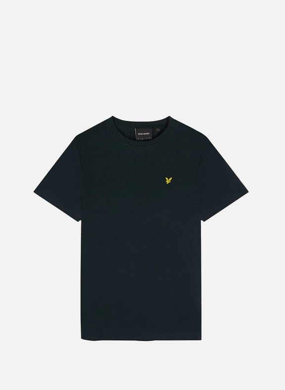 Biker-style cotton t-shirt Blue by LYLE & SCOTT LYLE & SCOTT Biker-style cotton t-shirt Blue