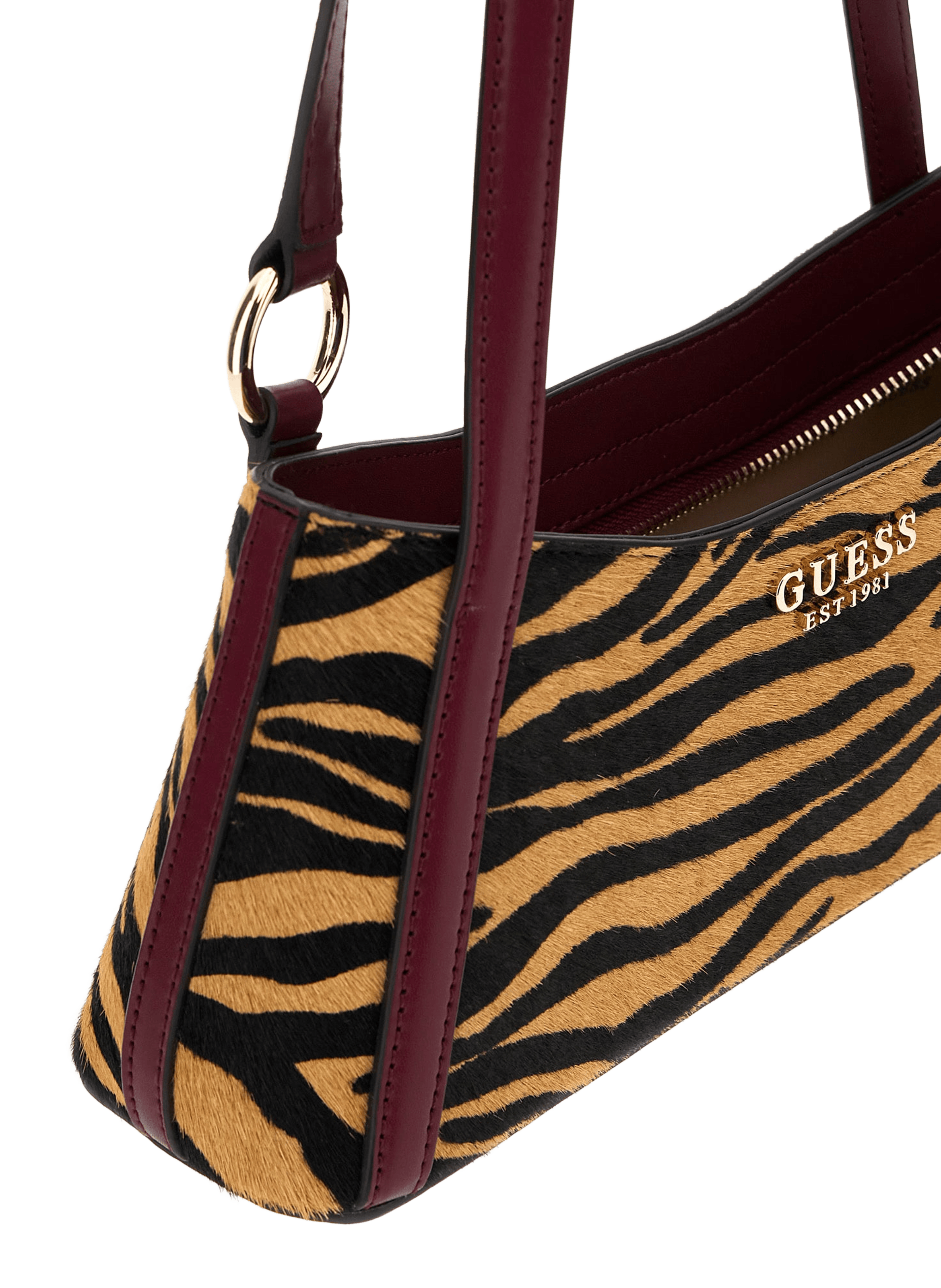 Domitilla leather handbag GUESS Multicolour