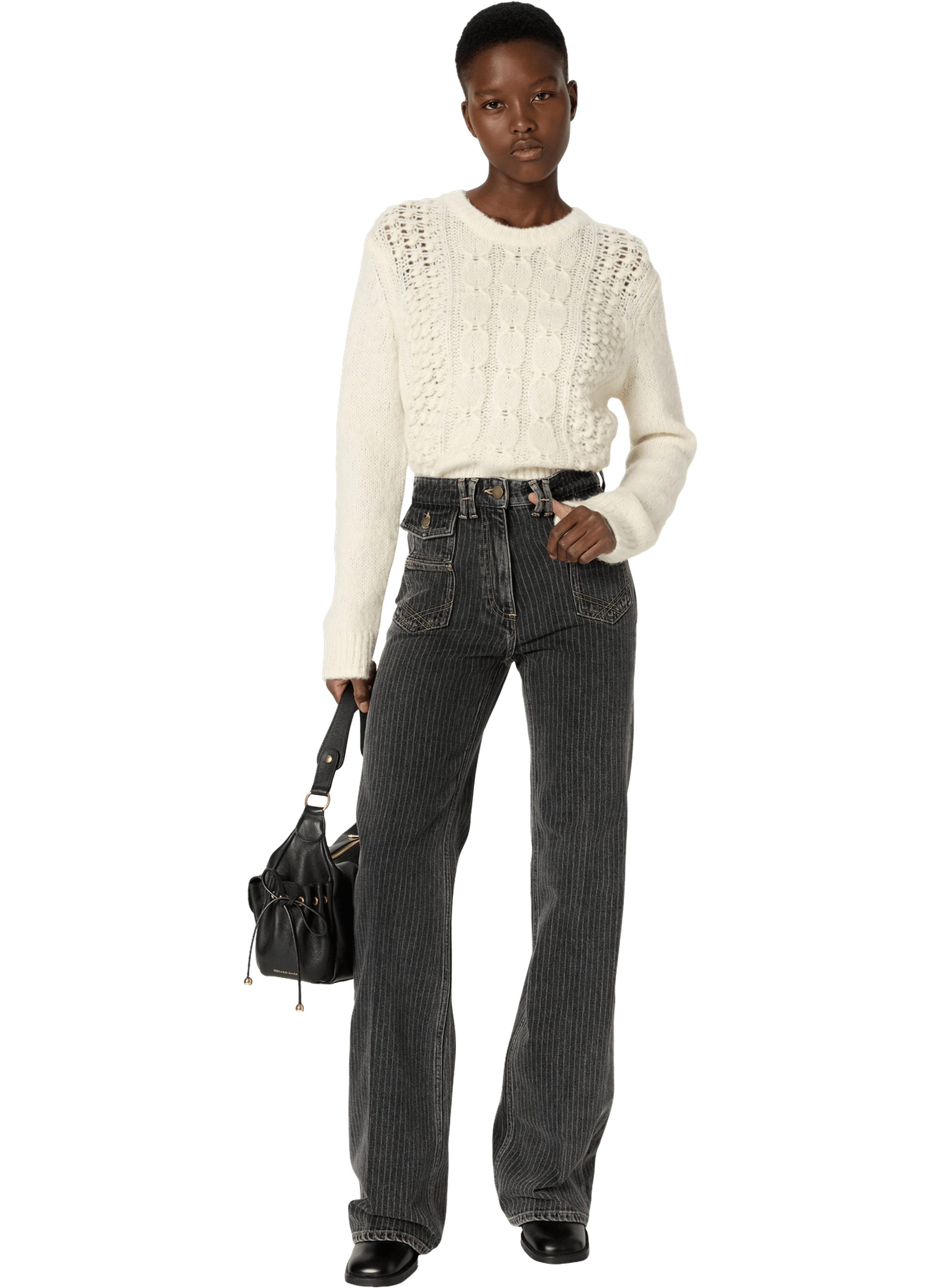 Pull à torsades - esperanza GERARD DAREL Beige