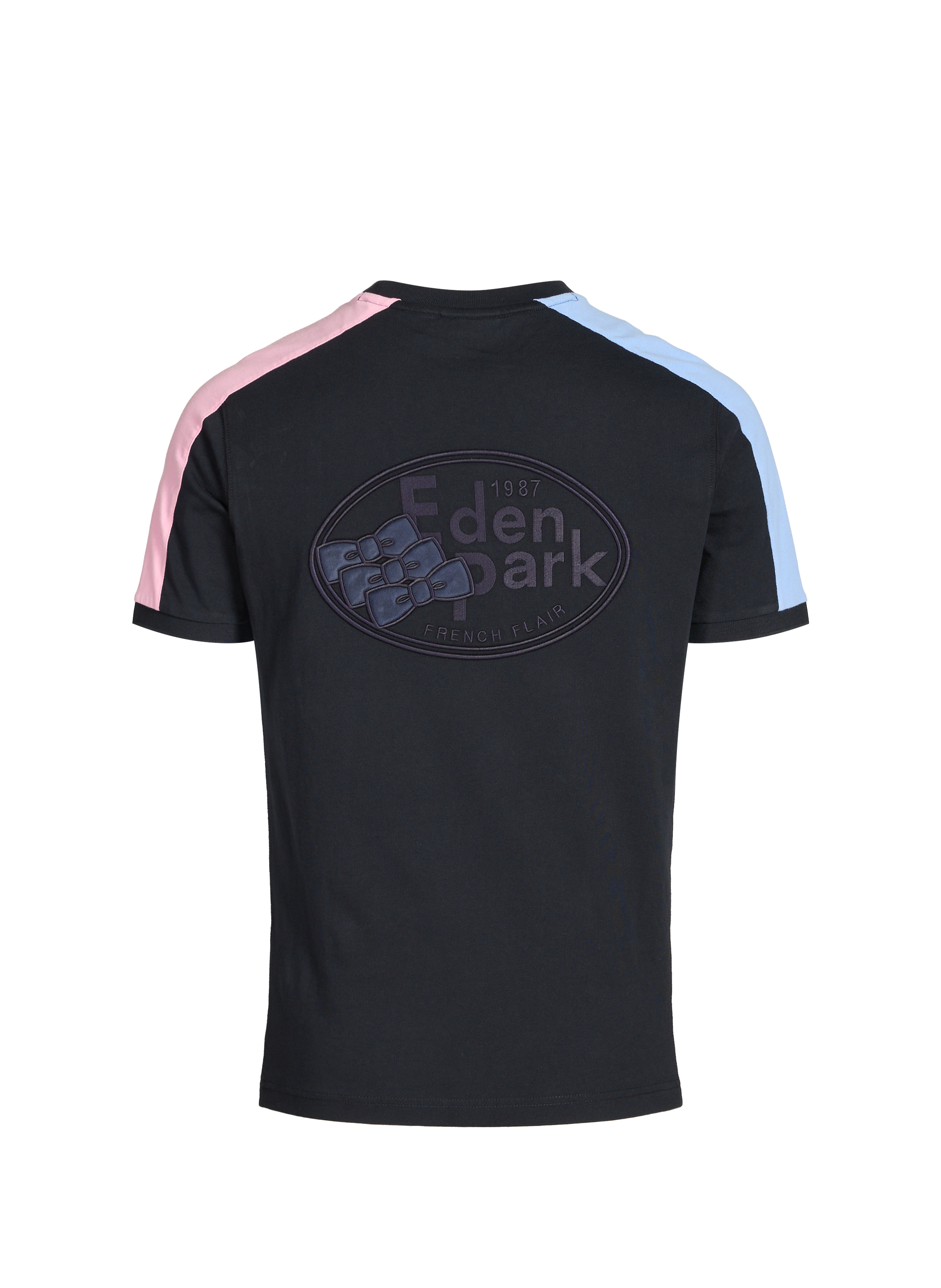 Embroidered cotton T-shirt EDEN PARK Pink