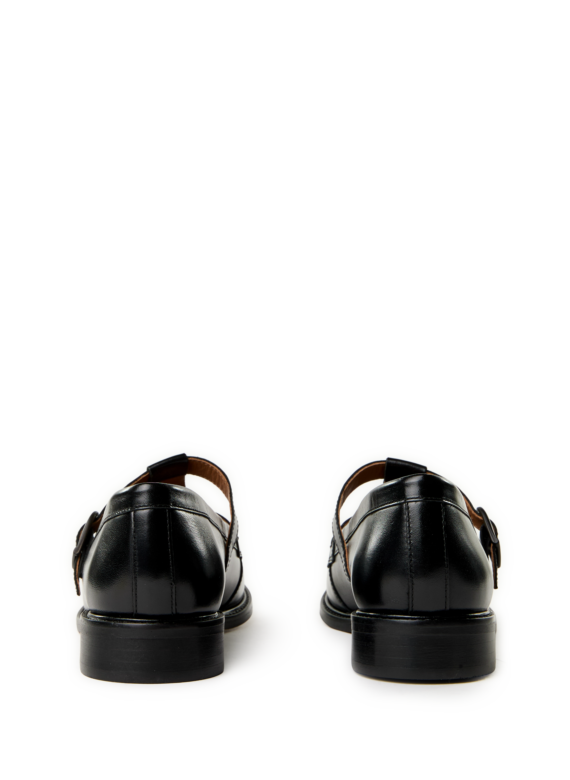 Mocassins Anne en cuir MAISON TOUFET Noir