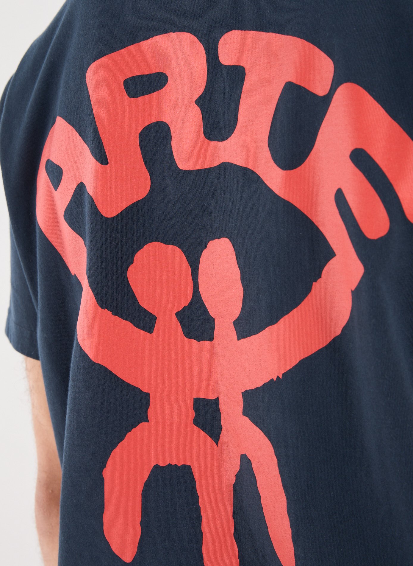 Oversized printed cotton T-shirt ARTE ANTWERP Blue