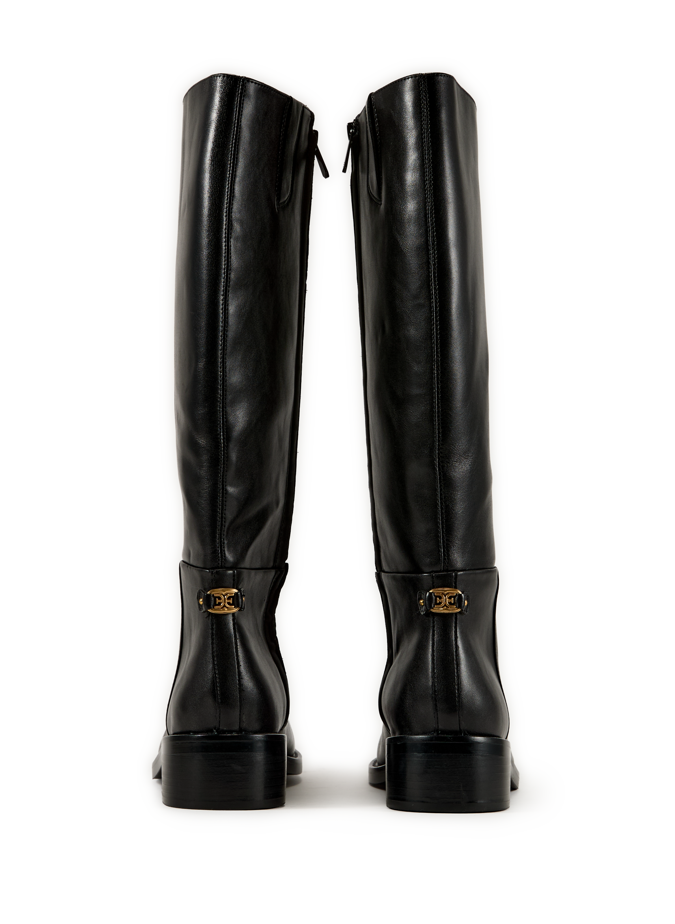 Bottes Milla en cuir SAM EDELMAN Noir