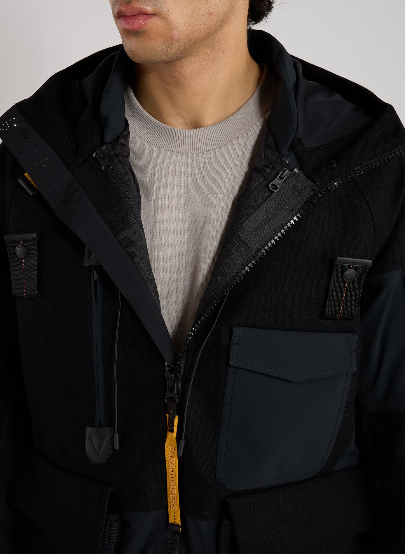 Veste mi longue Amak PARAJUMPERS Noir