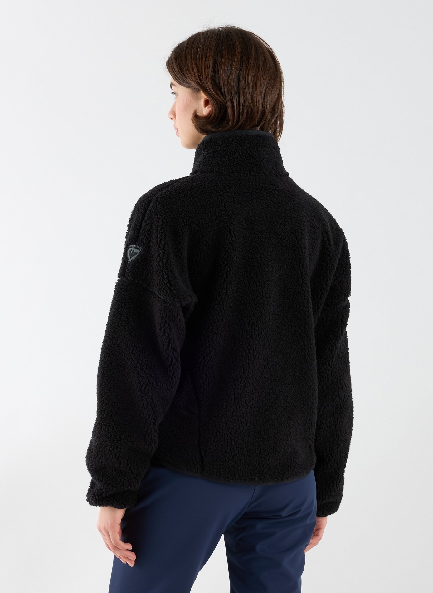 Veste de ski polaire AllTrack Snap à col montant ROSSIGNOL Noir